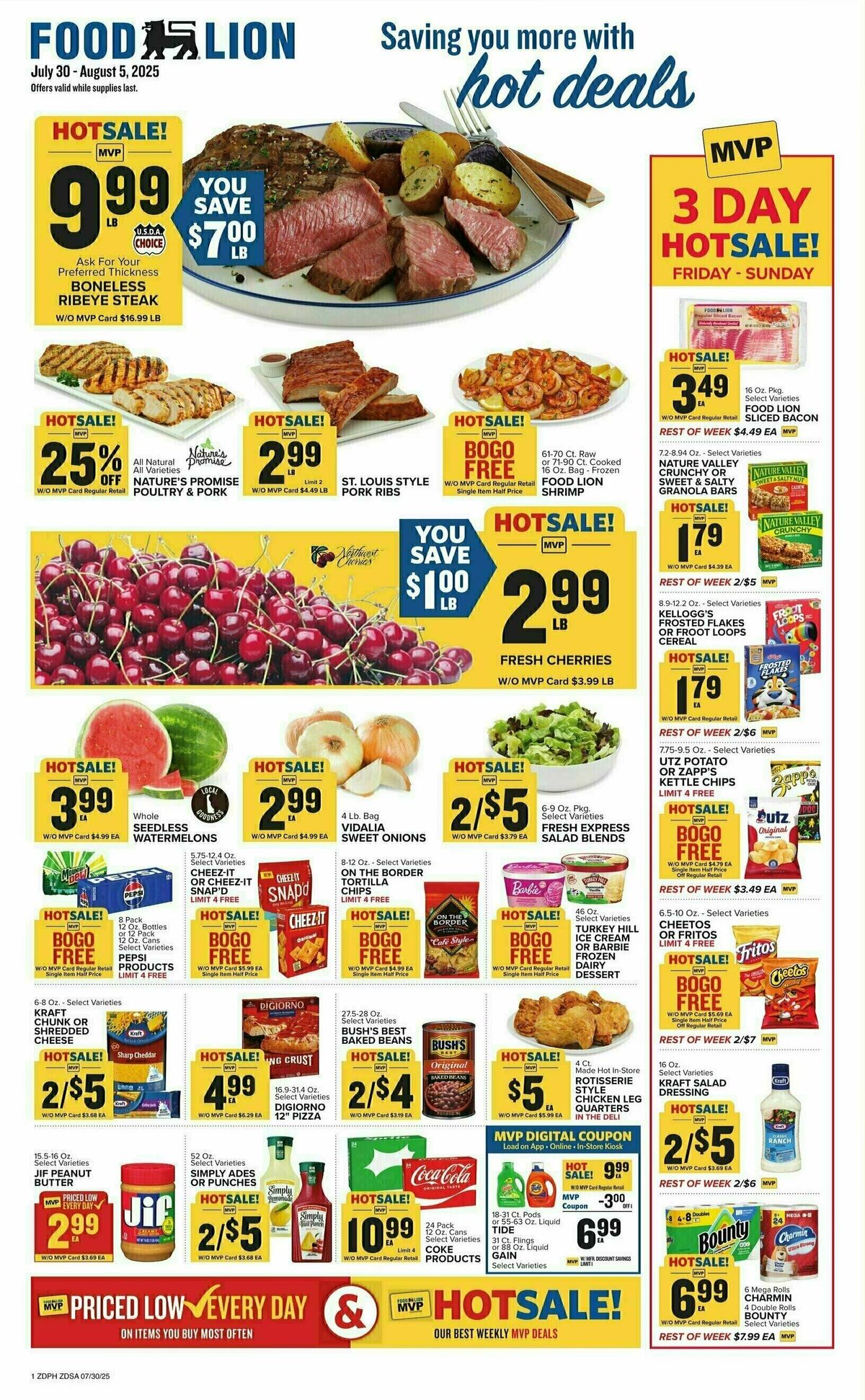 Food Lion Weekly Ad from July 30