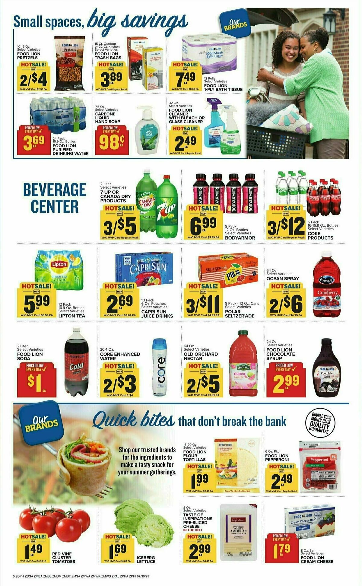 Food Lion Weekly Ad from July 30