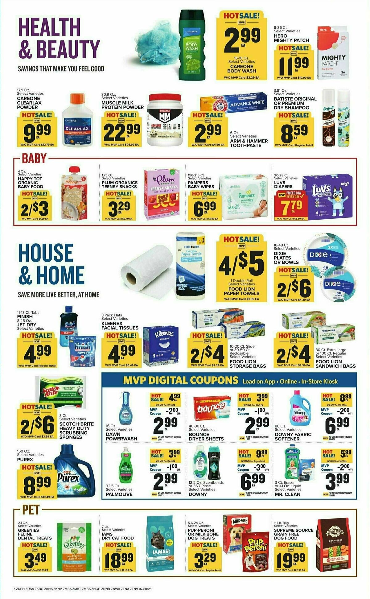 Food Lion Weekly Ad from July 30