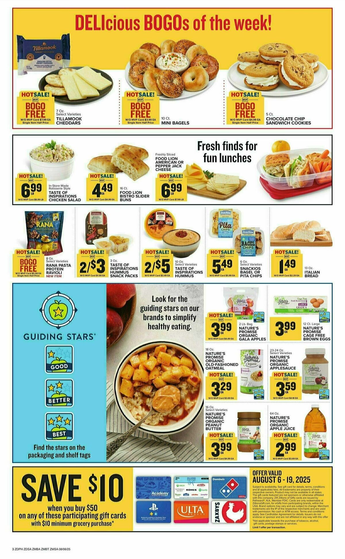 Food Lion Weekly Ad from August 6