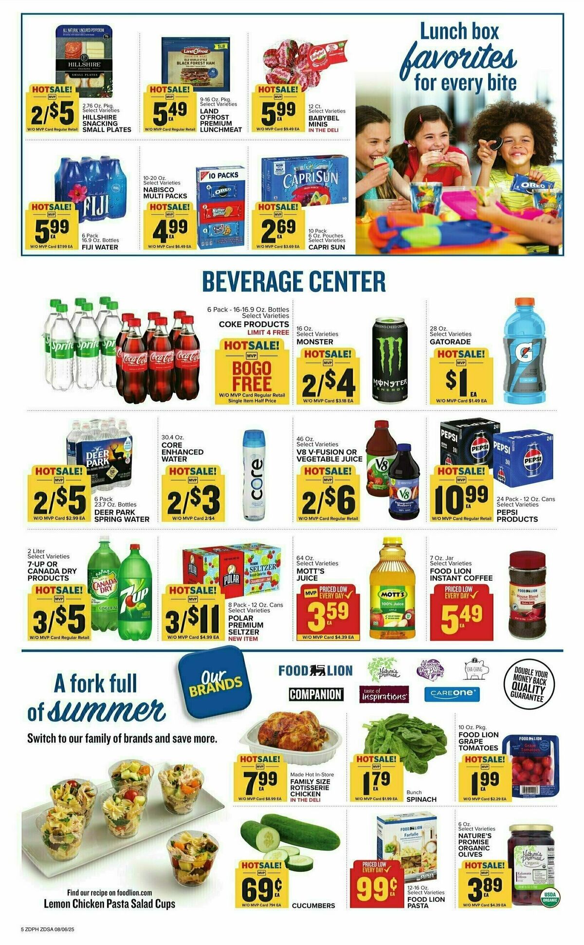 Food Lion Weekly Ad from August 6