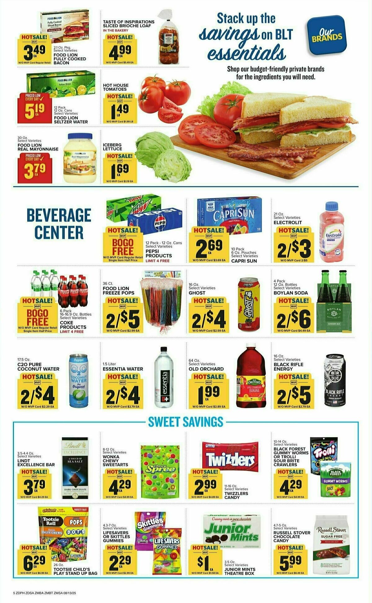 Food Lion Weekly Ad from August 13