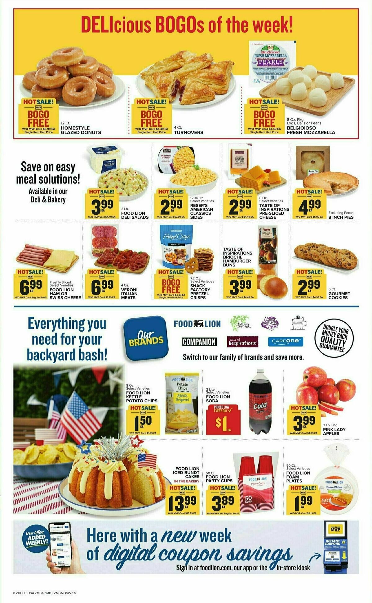 Food Lion Weekly Ad from August 27