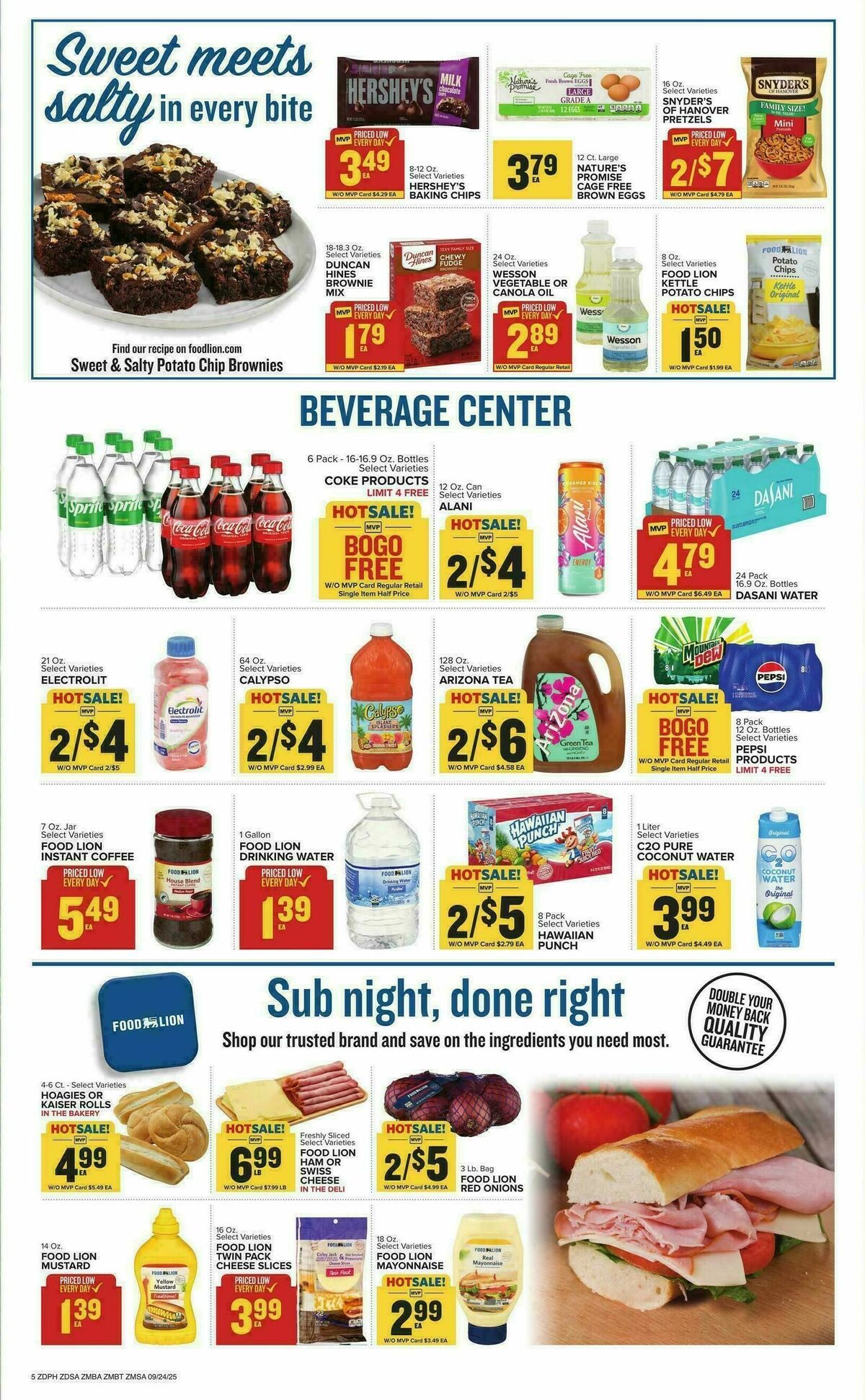 Food Lion Weekly Ad from September 24