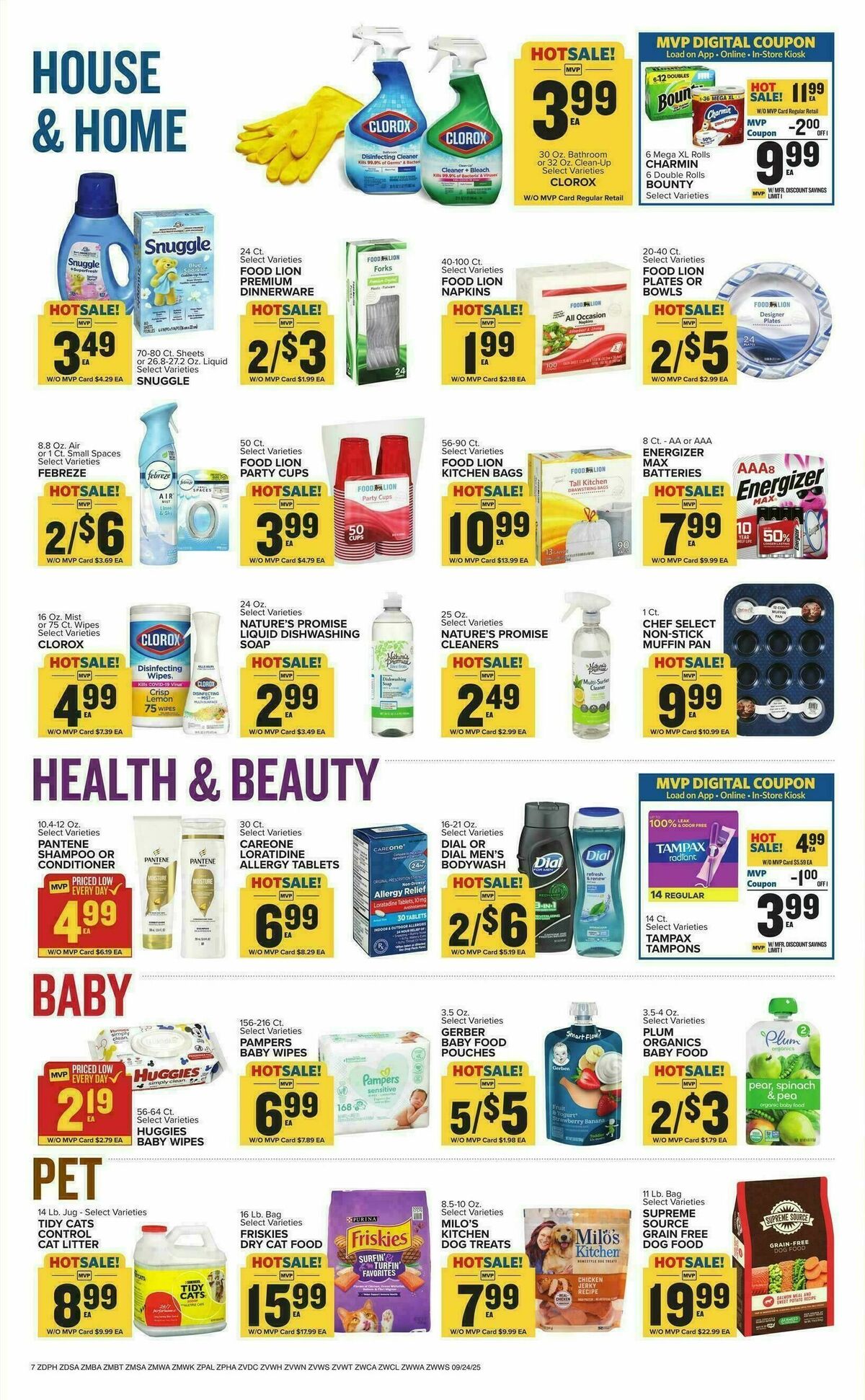 Food Lion Weekly Ad from September 24
