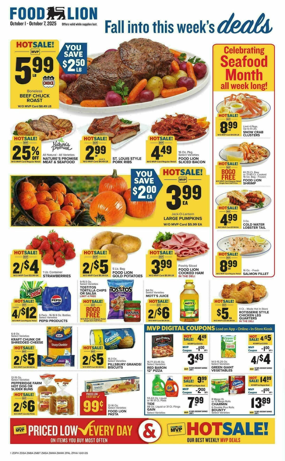 Food Lion Weekly Ad from October 1