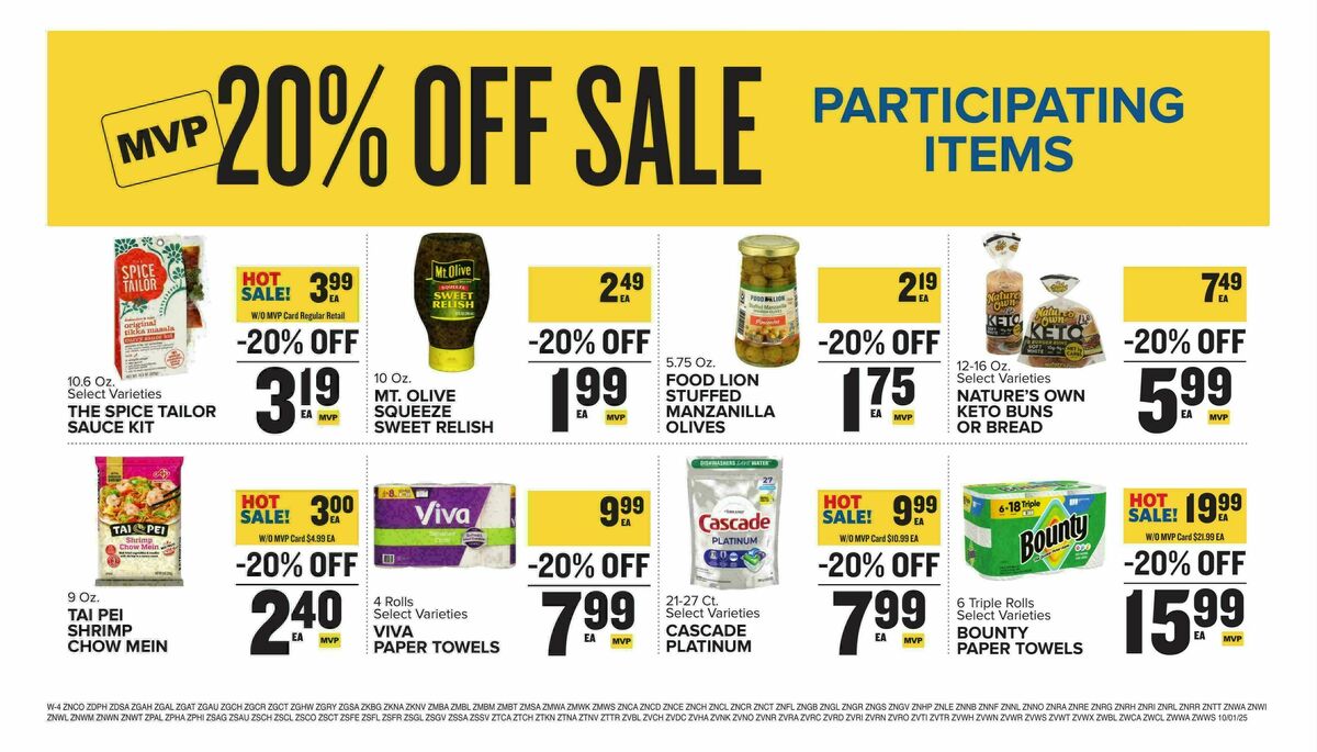 Food Lion Weekly Ad from October 1