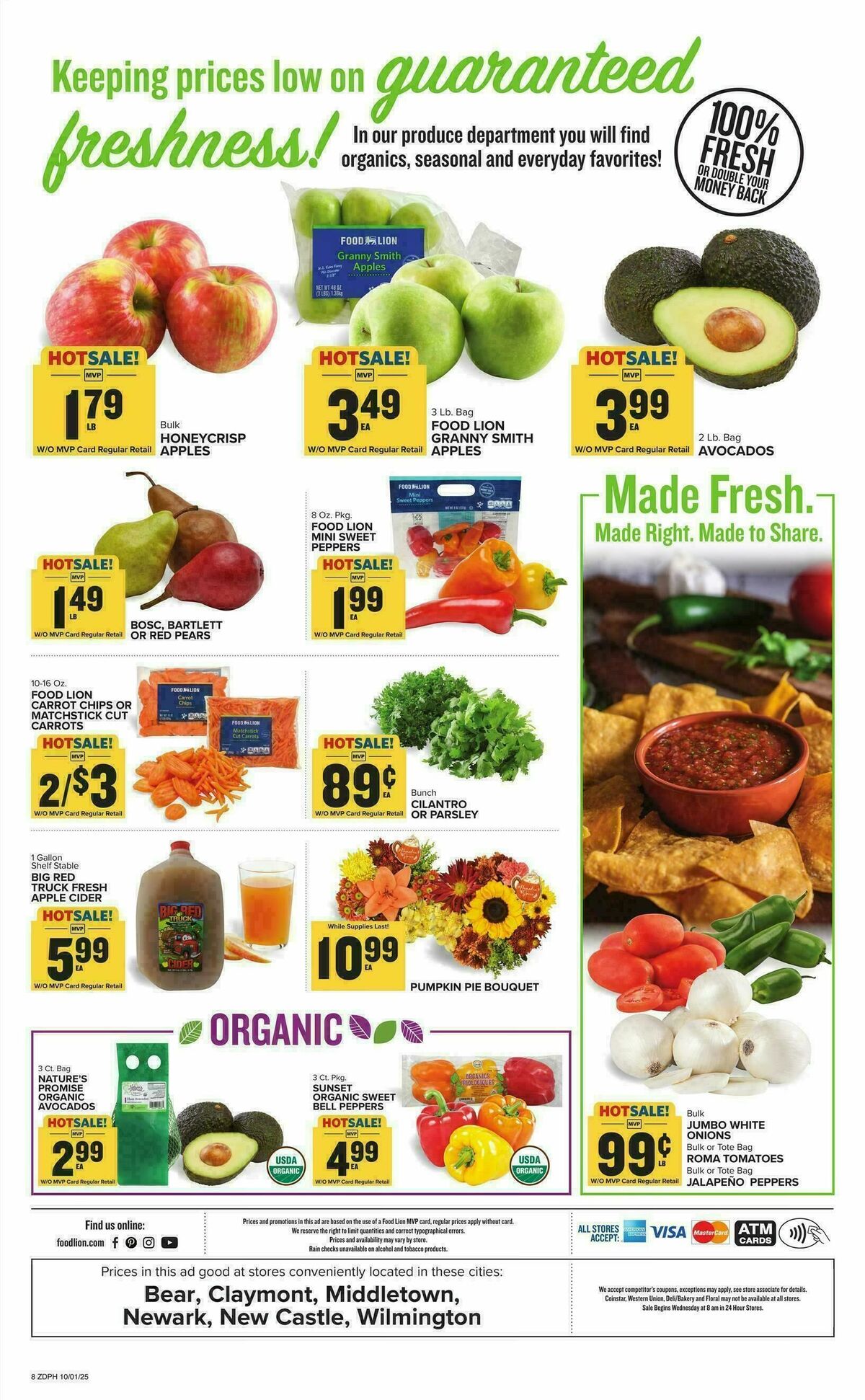 Food Lion Weekly Ad from October 1