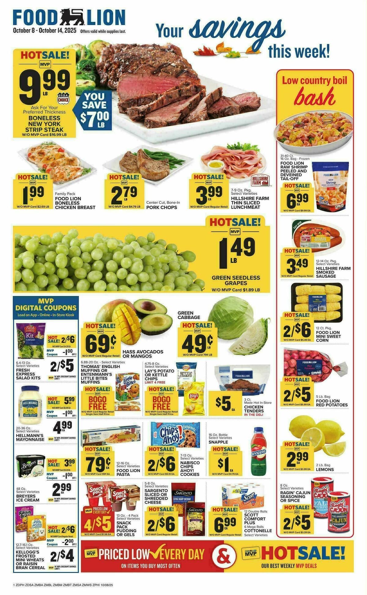 Food Lion Weekly Ad from October 8