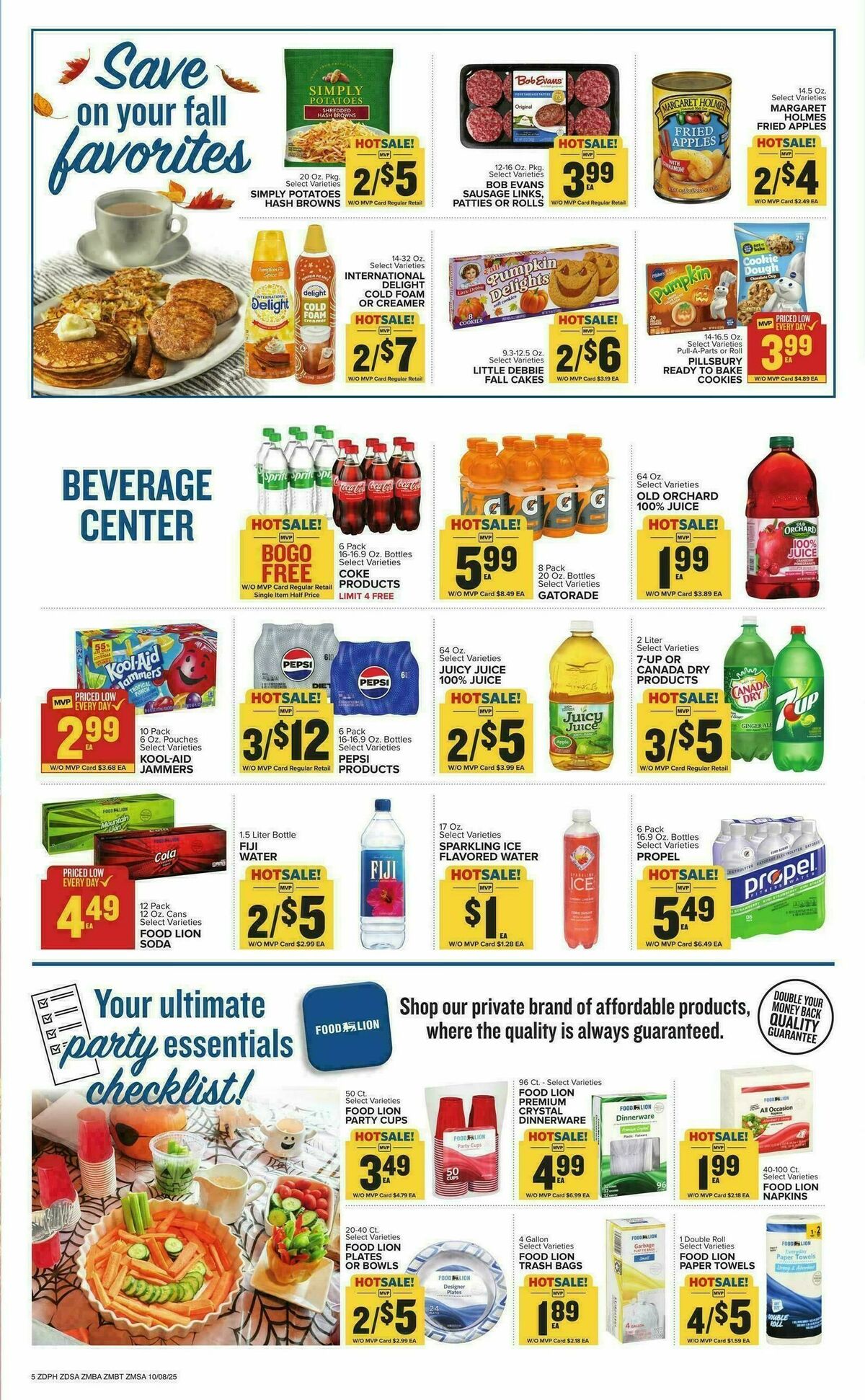 Food Lion Weekly Ad from October 8