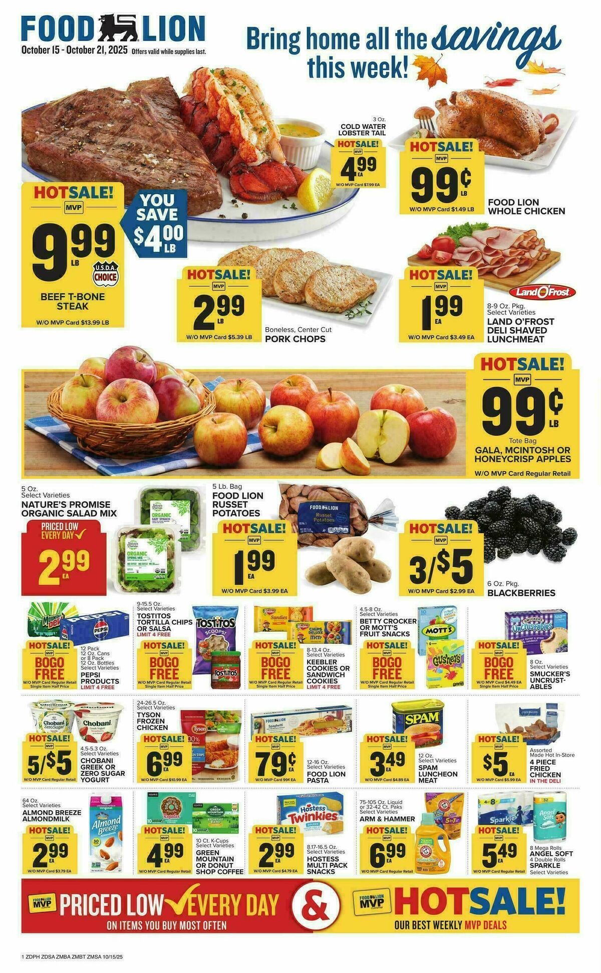 Food Lion Weekly Ad from October 15