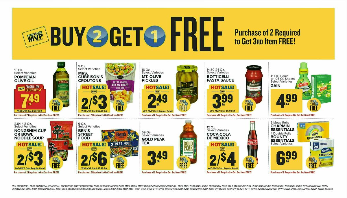 Food Lion Weekly Ad from October 22