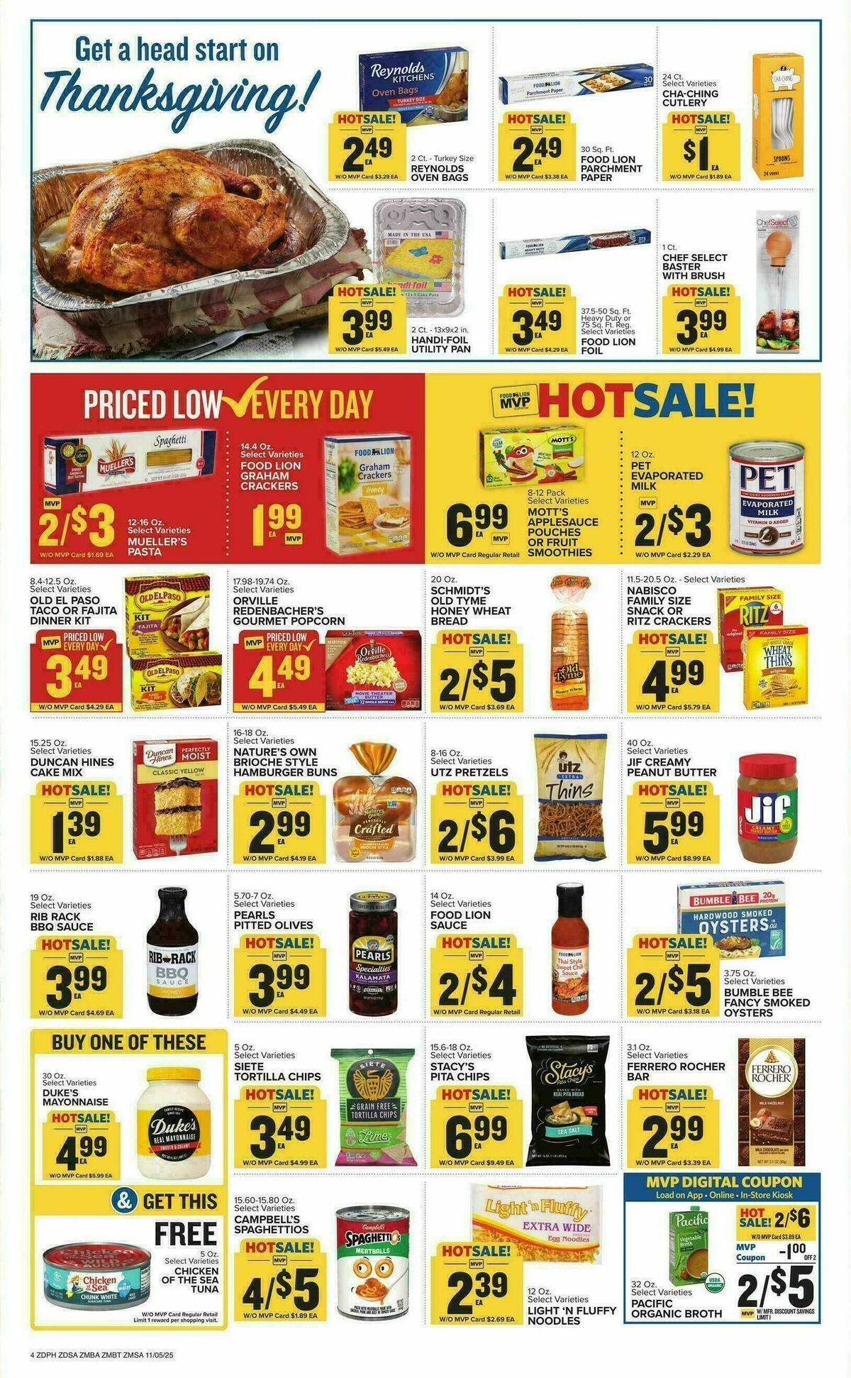 Food Lion Weekly Ad from November 5