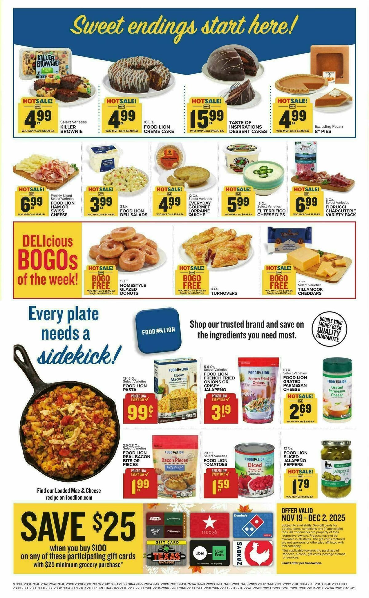 Food Lion Weekly Ad from November 19