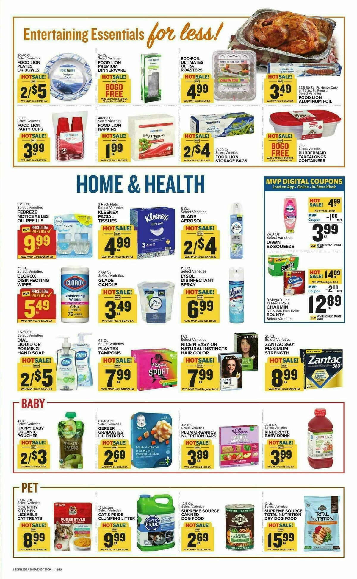 Food Lion Weekly Ad from November 19