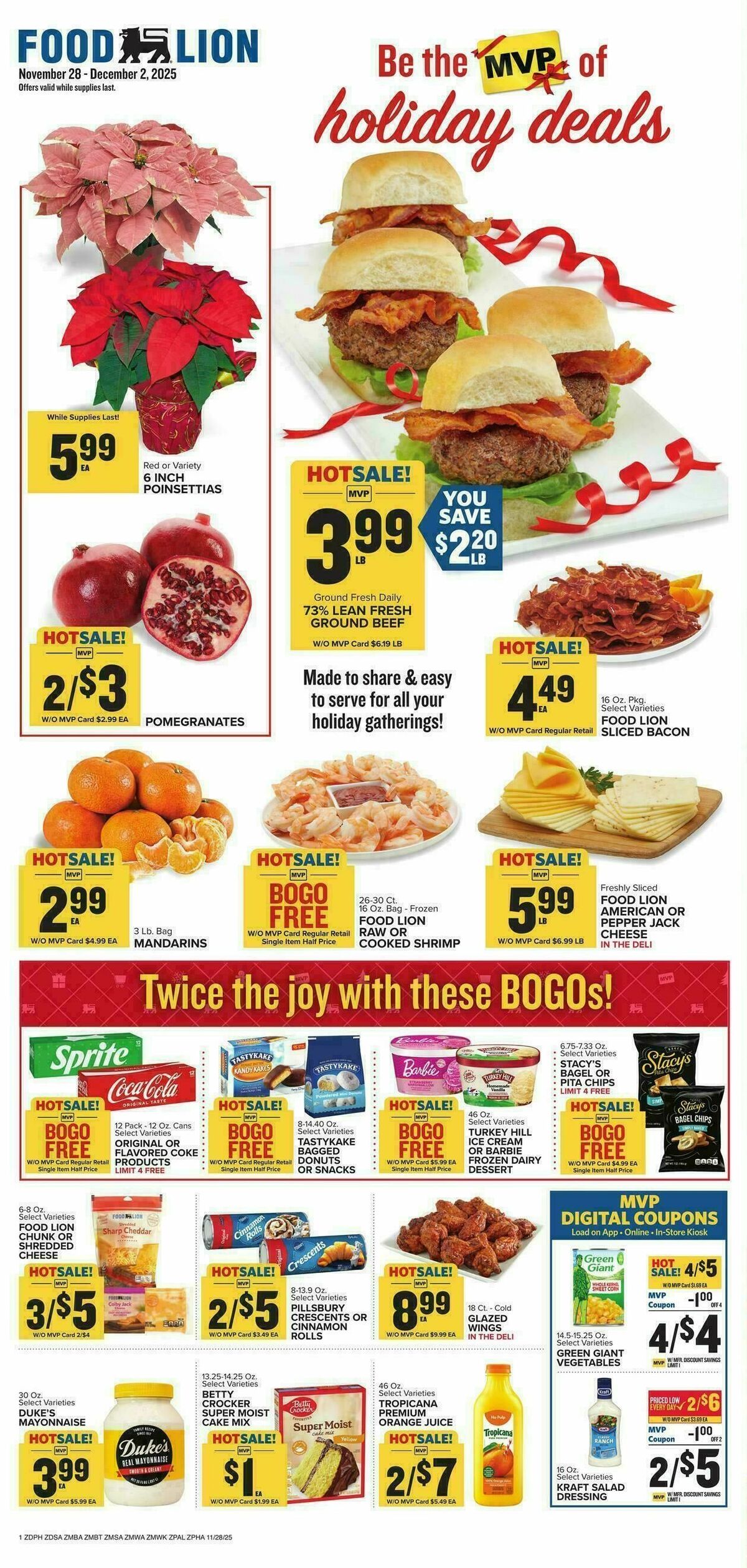 Food Lion Weekly Ad from November 28