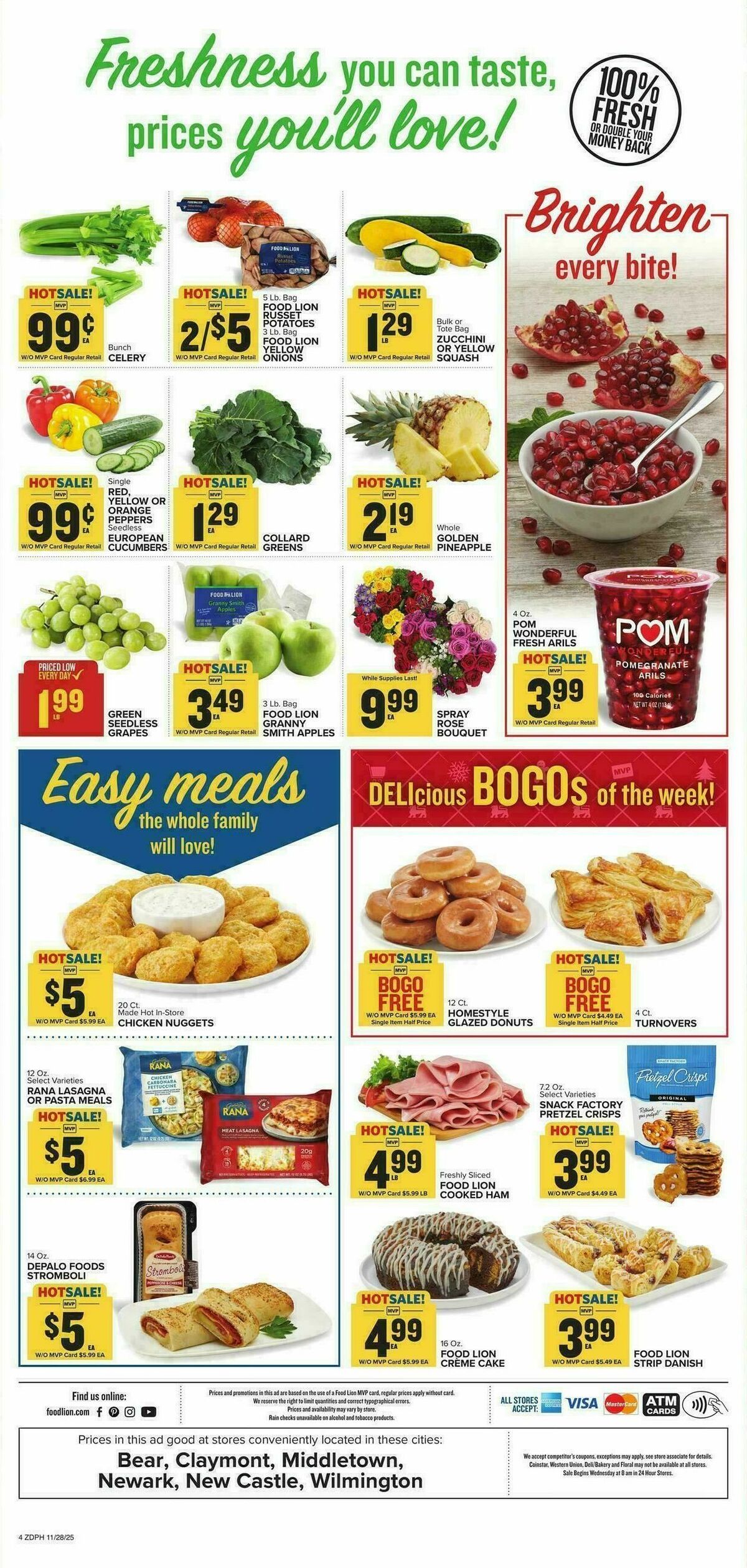 Food Lion Weekly Ad from November 28