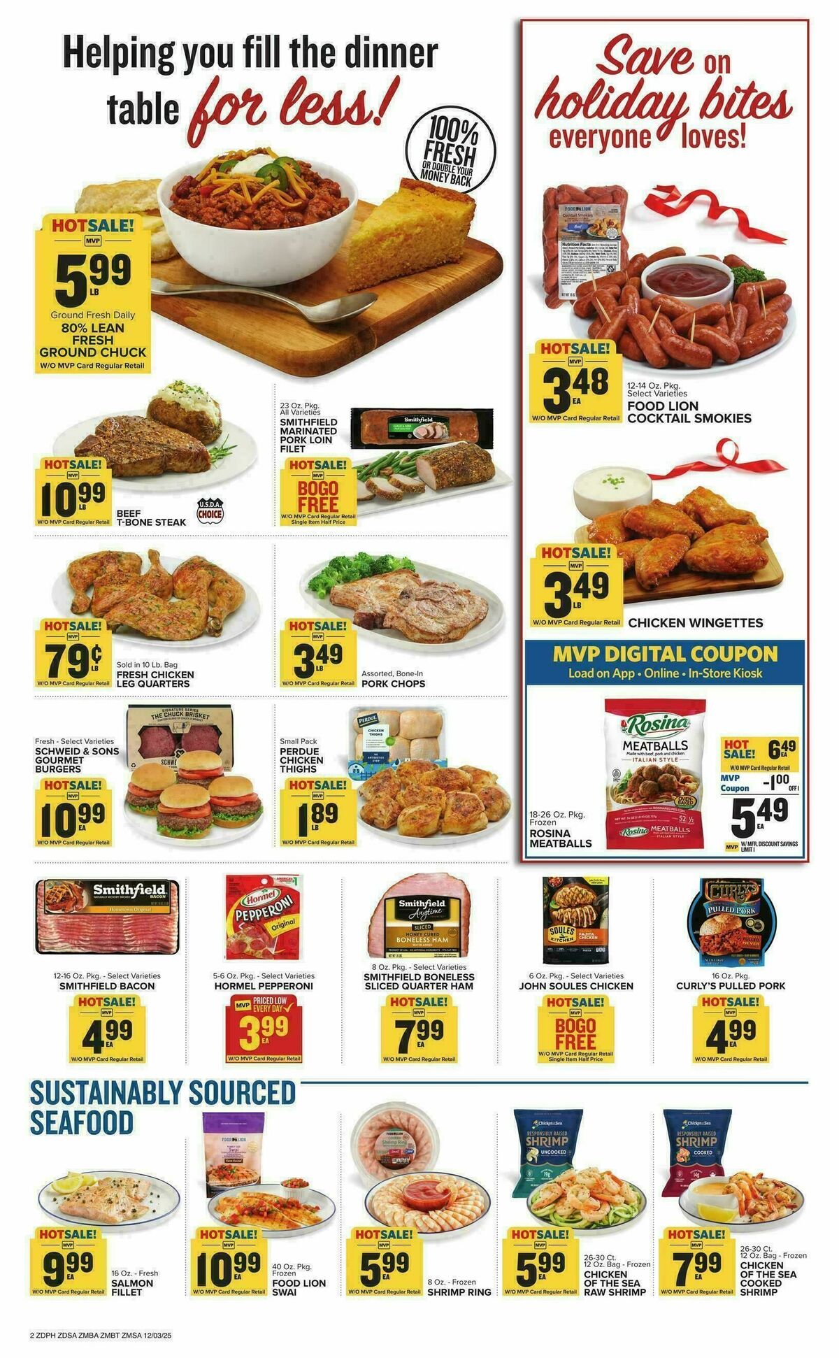 Food Lion Weekly Ad from December 3