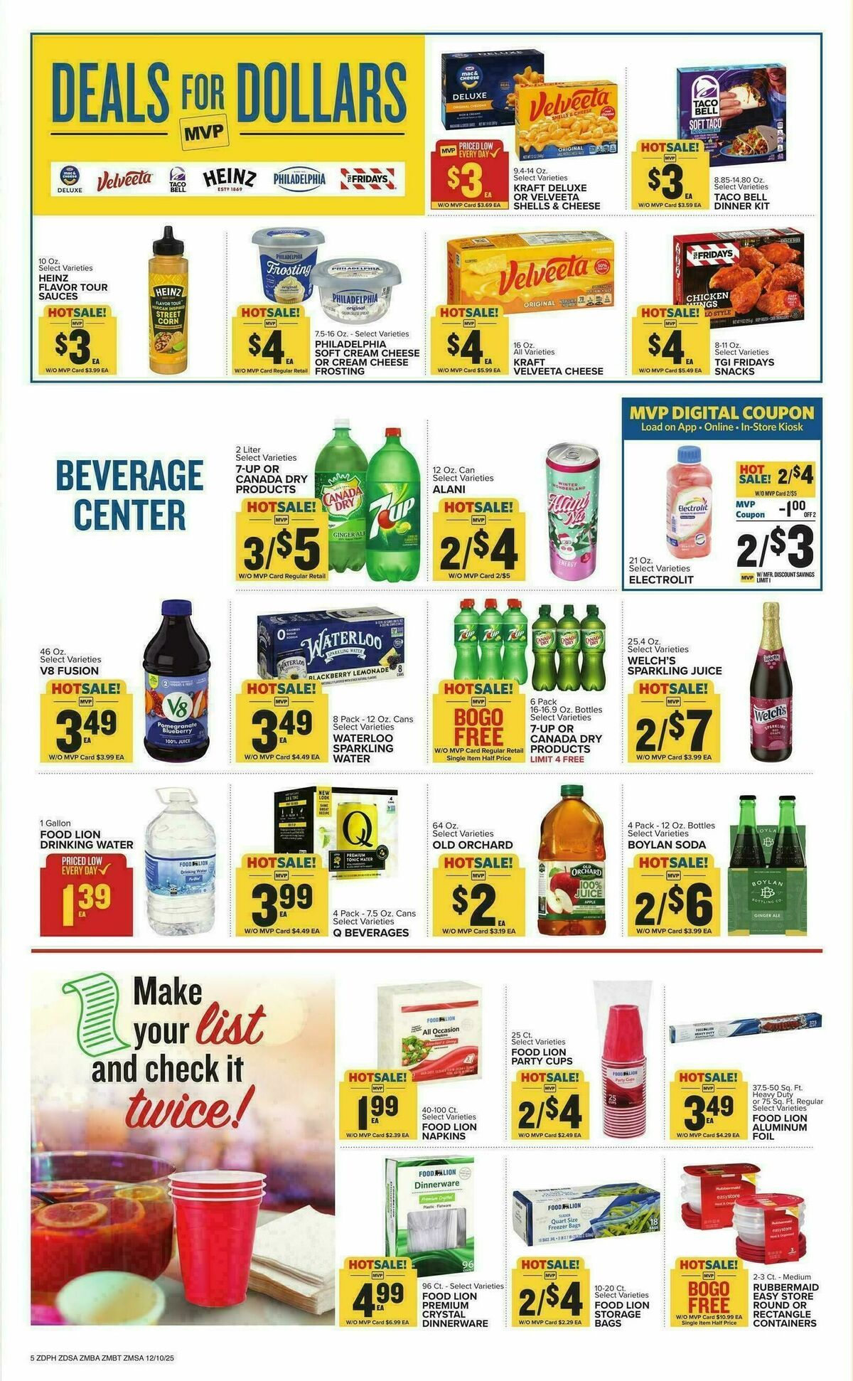 Food Lion Weekly Ad from December 10