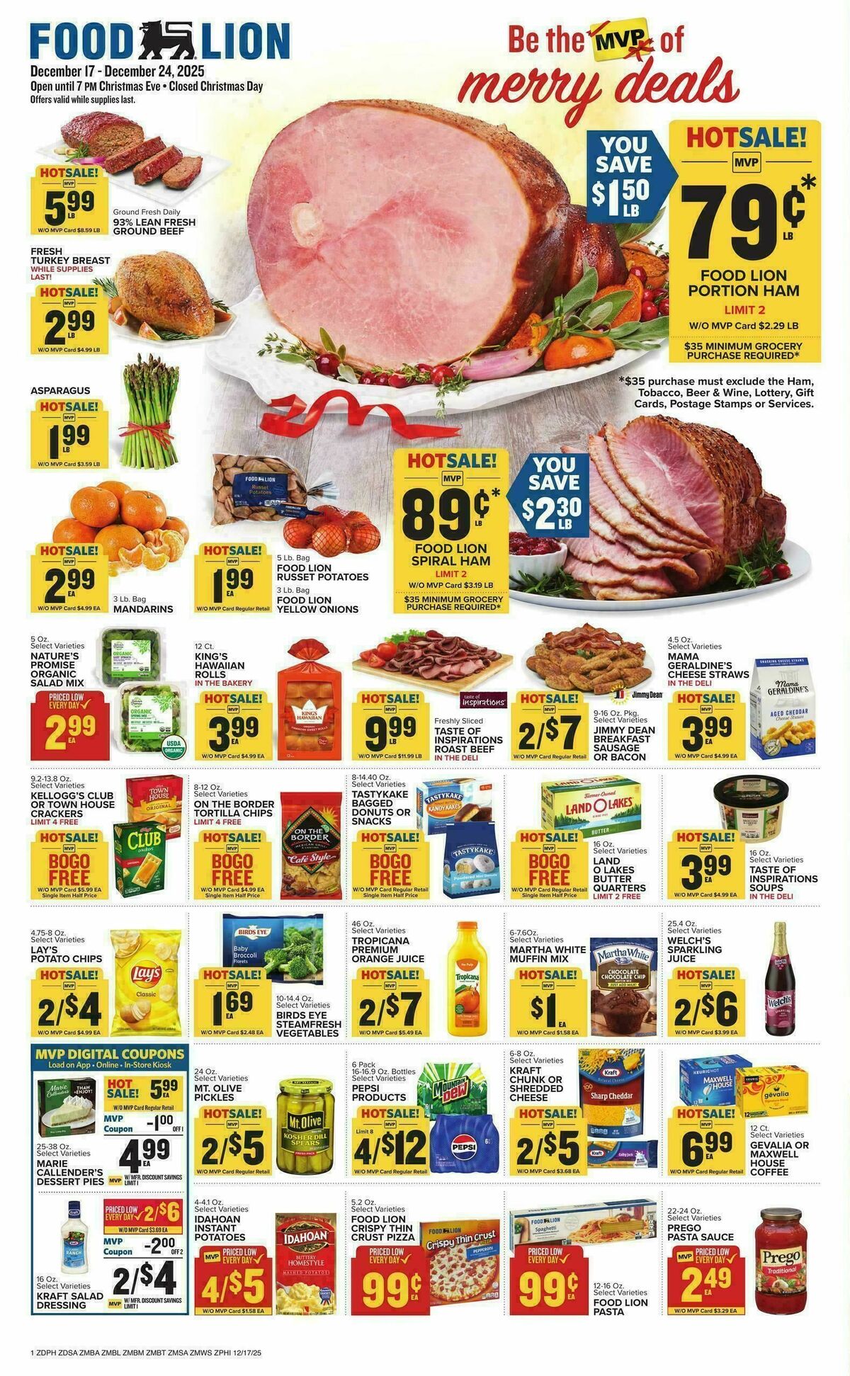 Food Lion Weekly Ad from December 17