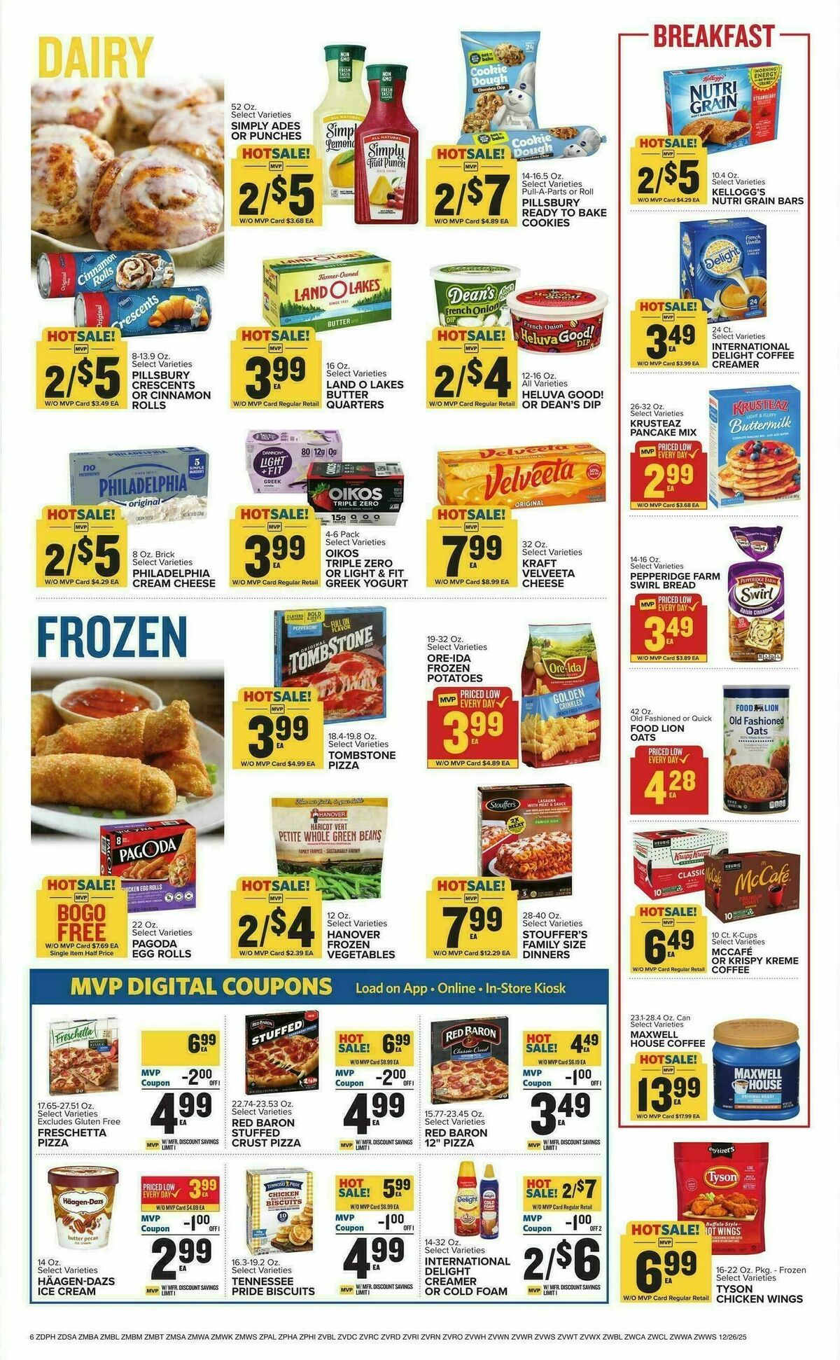 Food Lion Weekly Ad from December 26