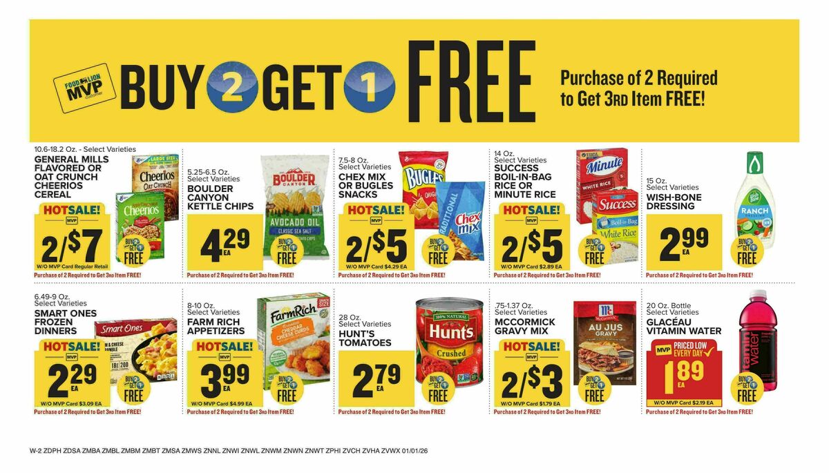 Food Lion Weekly Ad from January 1