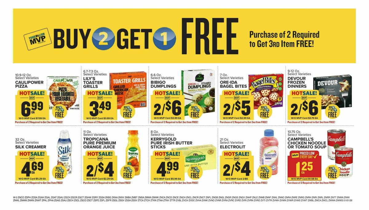 Food Lion Weekly Ad from January 1
