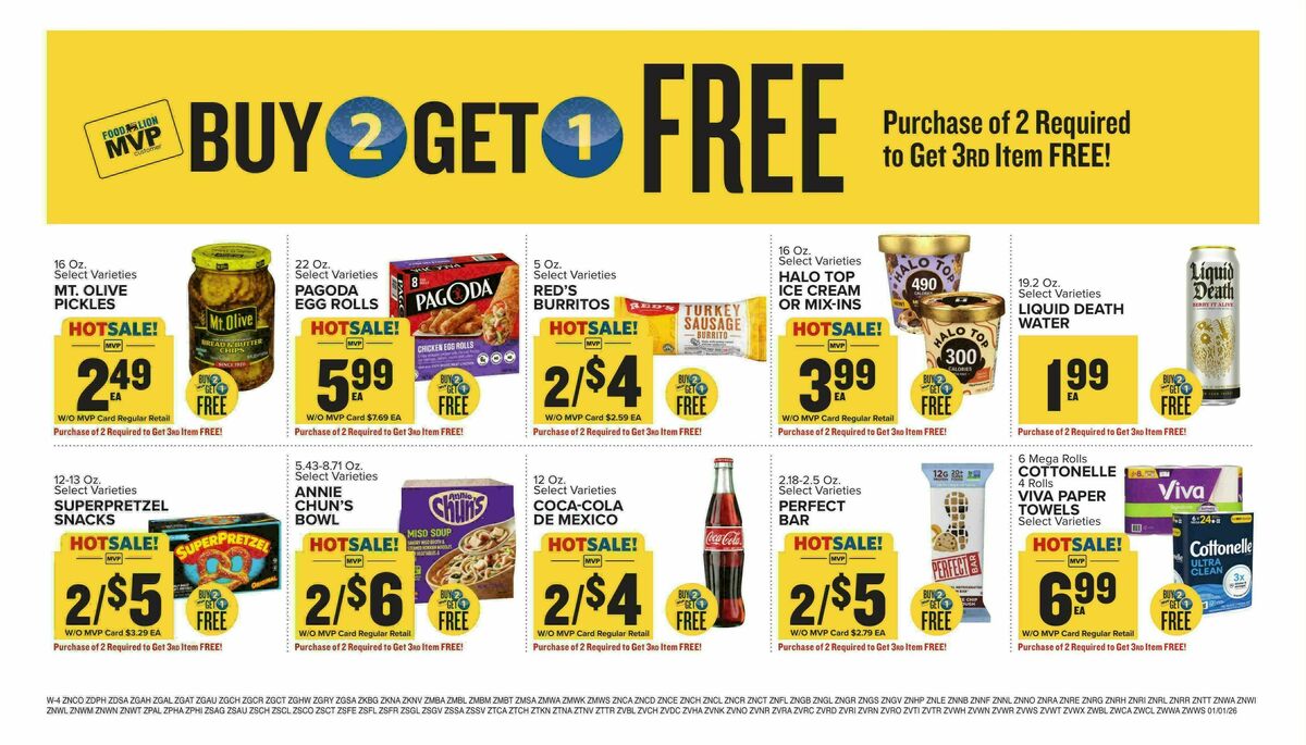 Food Lion Weekly Ad from January 1