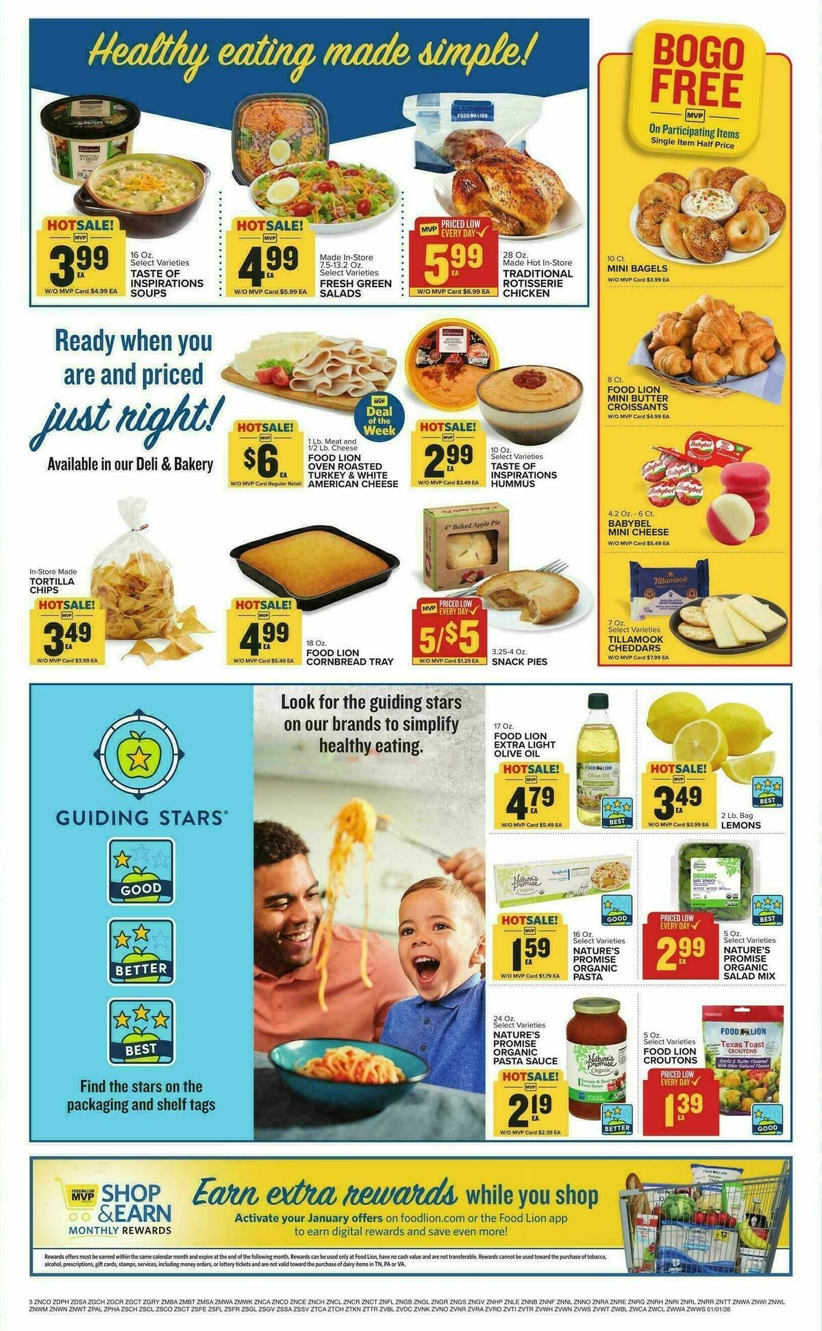 Food Lion Weekly Ad from January 1