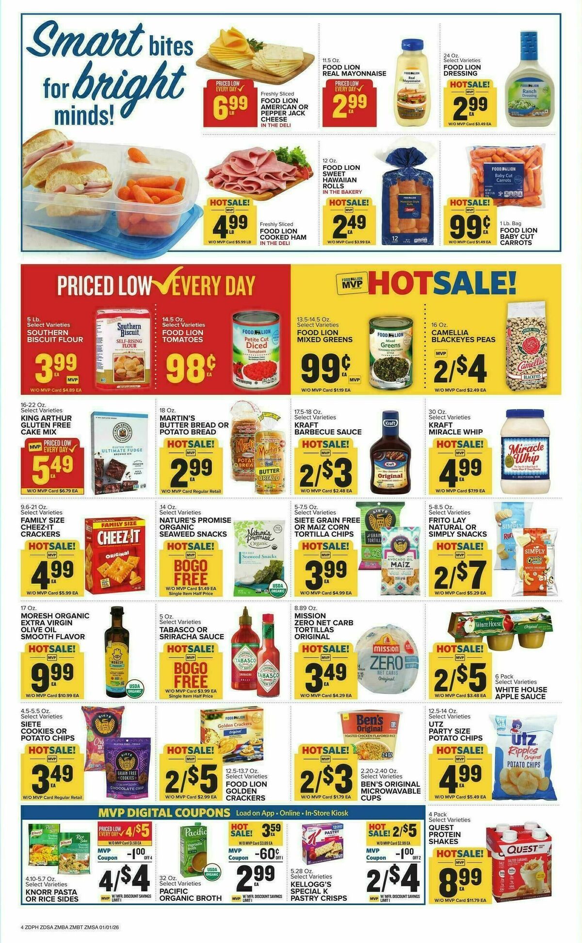 Food Lion Weekly Ad from January 1