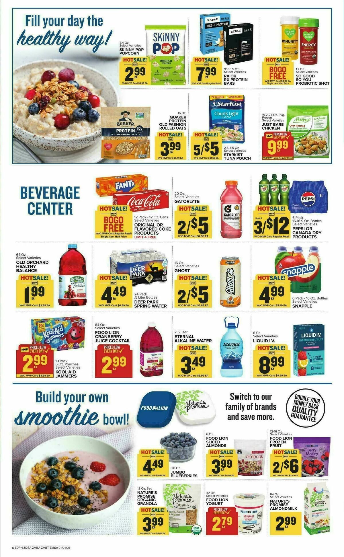 Food Lion Weekly Ad from January 1