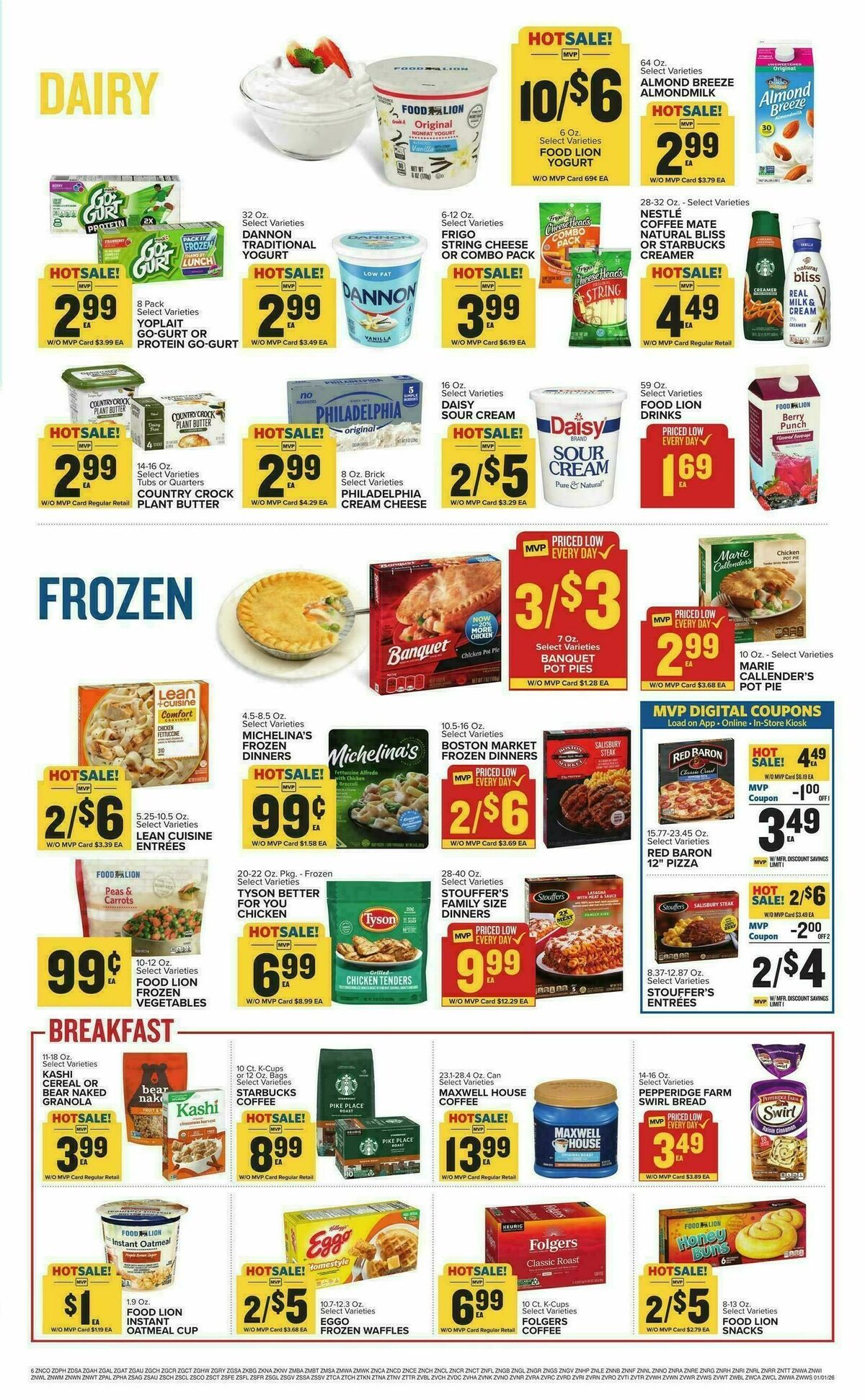 Food Lion Weekly Ad from January 1