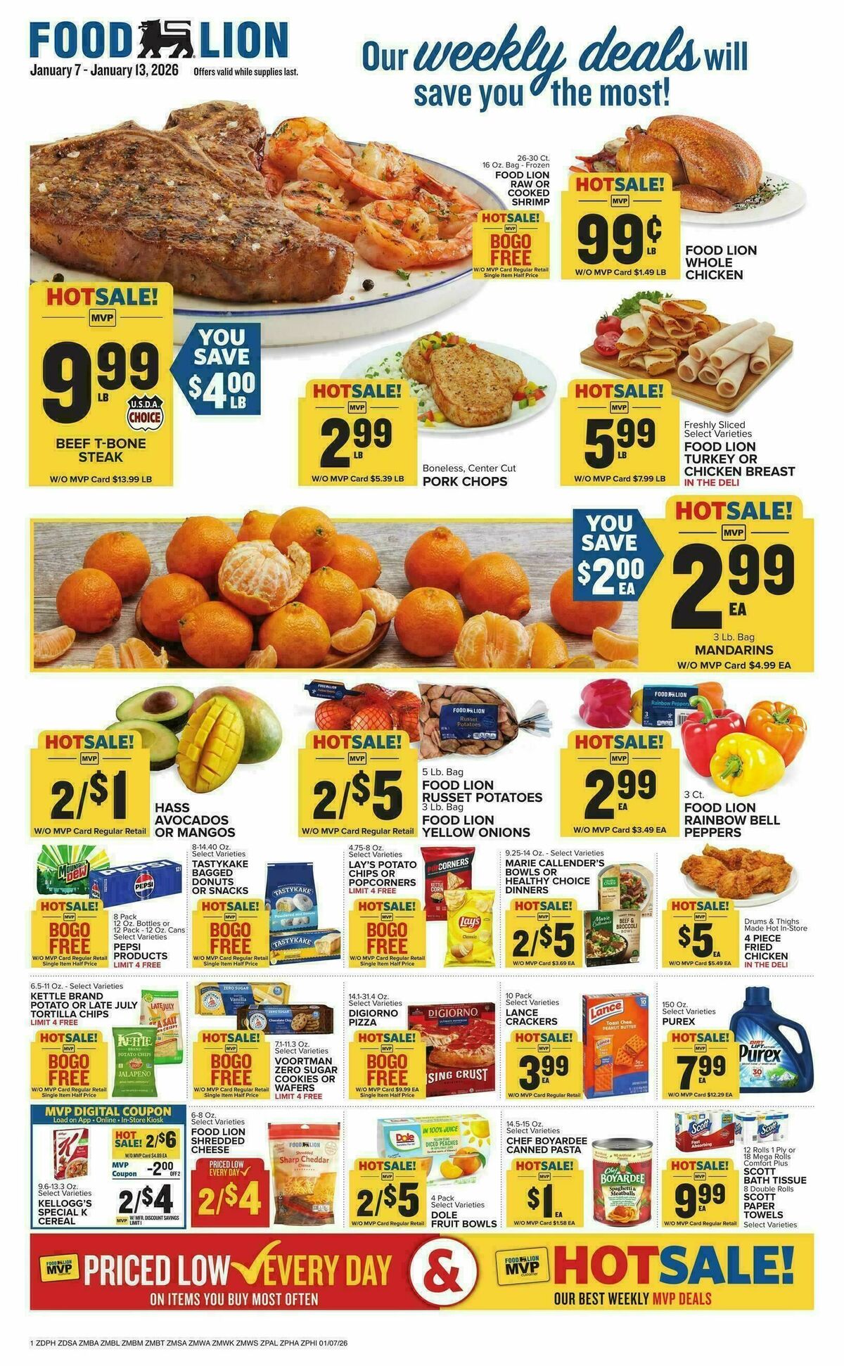 Food Lion Weekly Ad from January 7