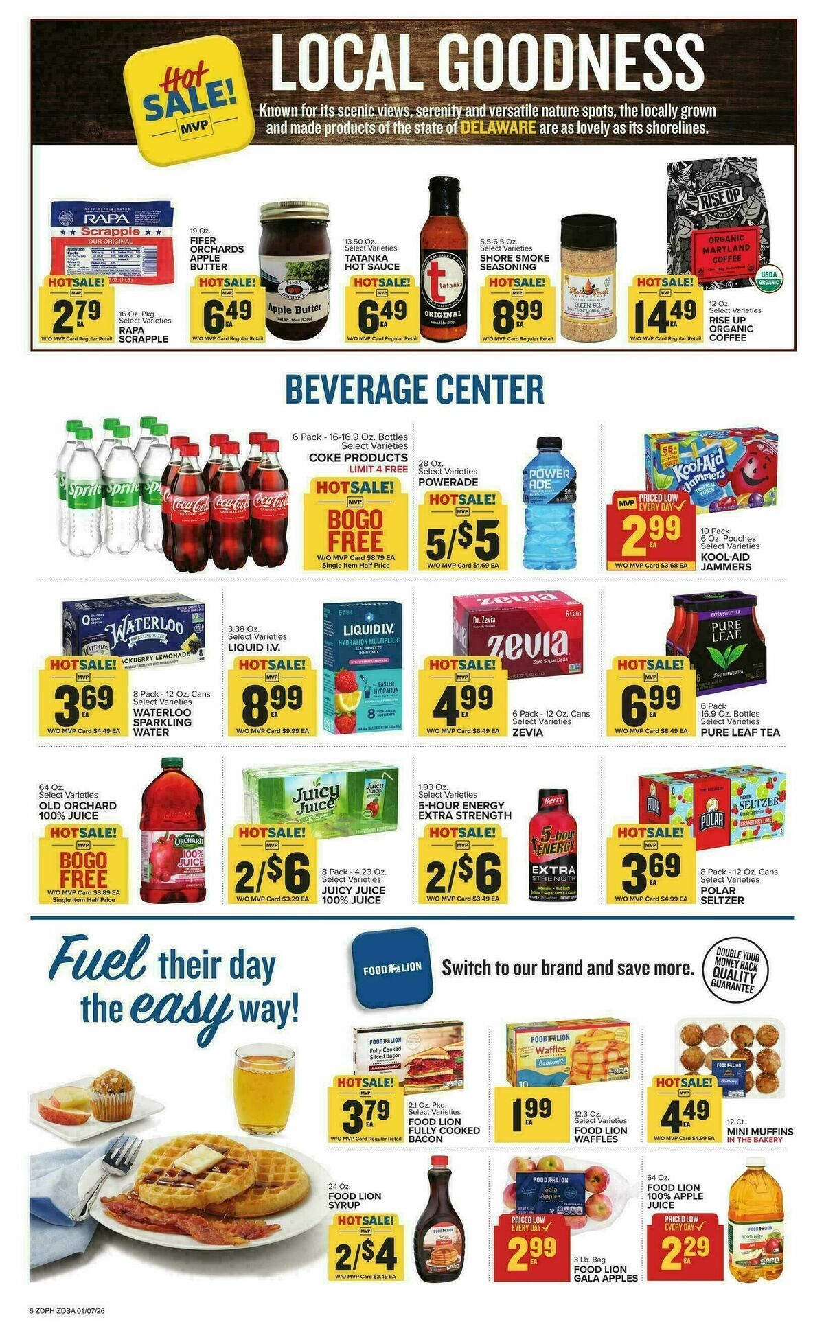 Food Lion Weekly Ad from January 7