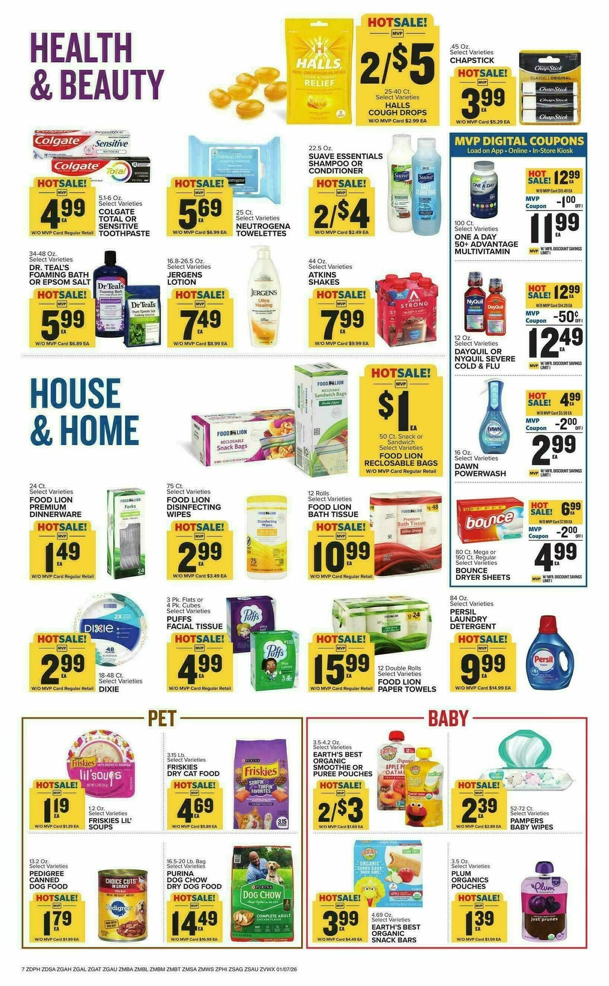 Food Lion Weekly Ad from January 7