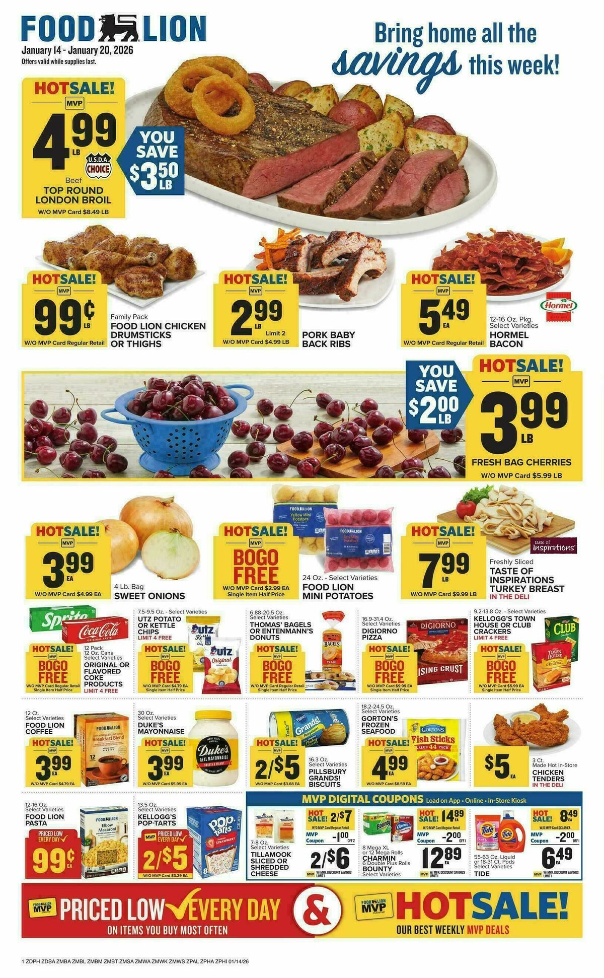 Food Lion Weekly Ad from January 14