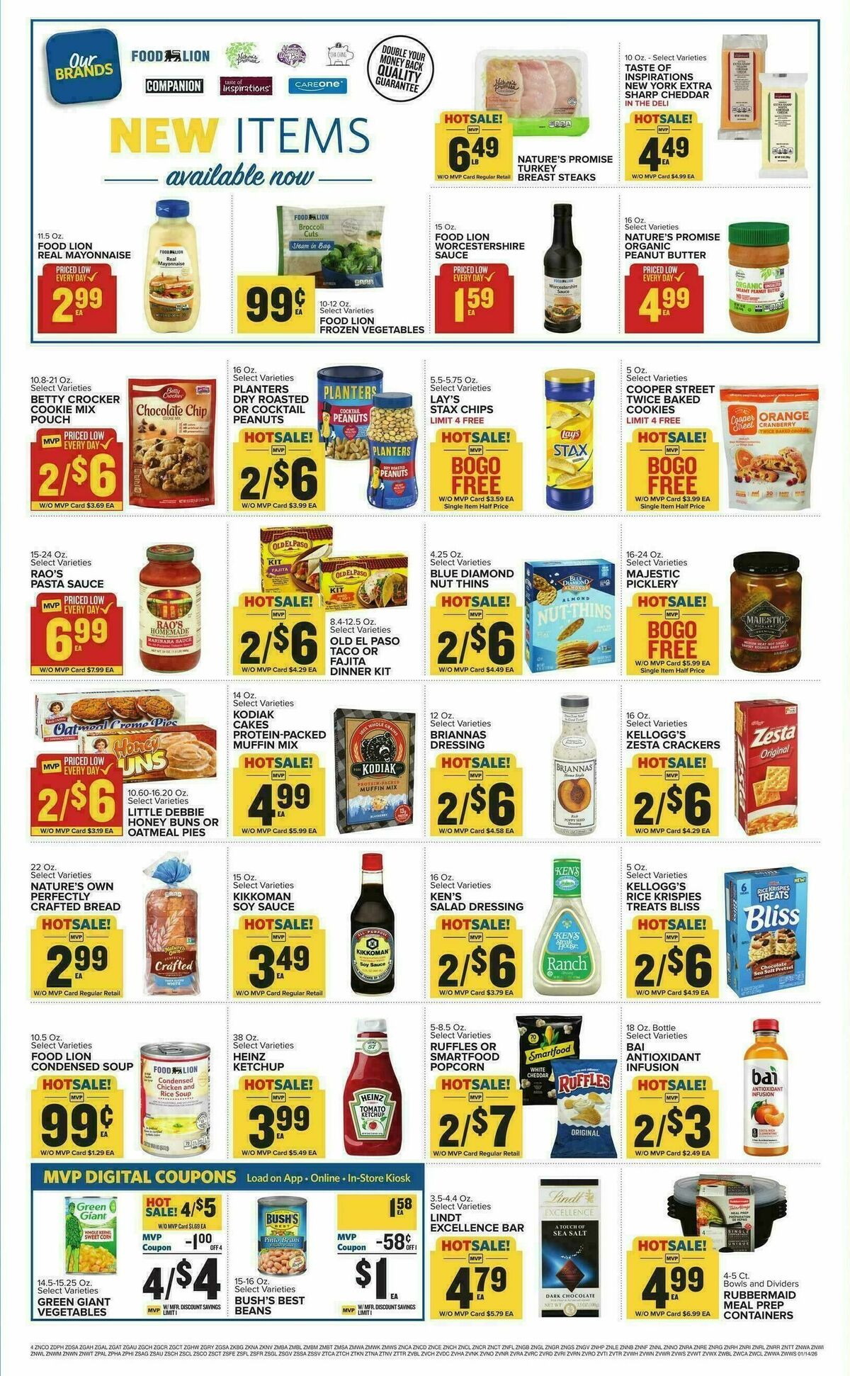 Food Lion Weekly Ad from January 14