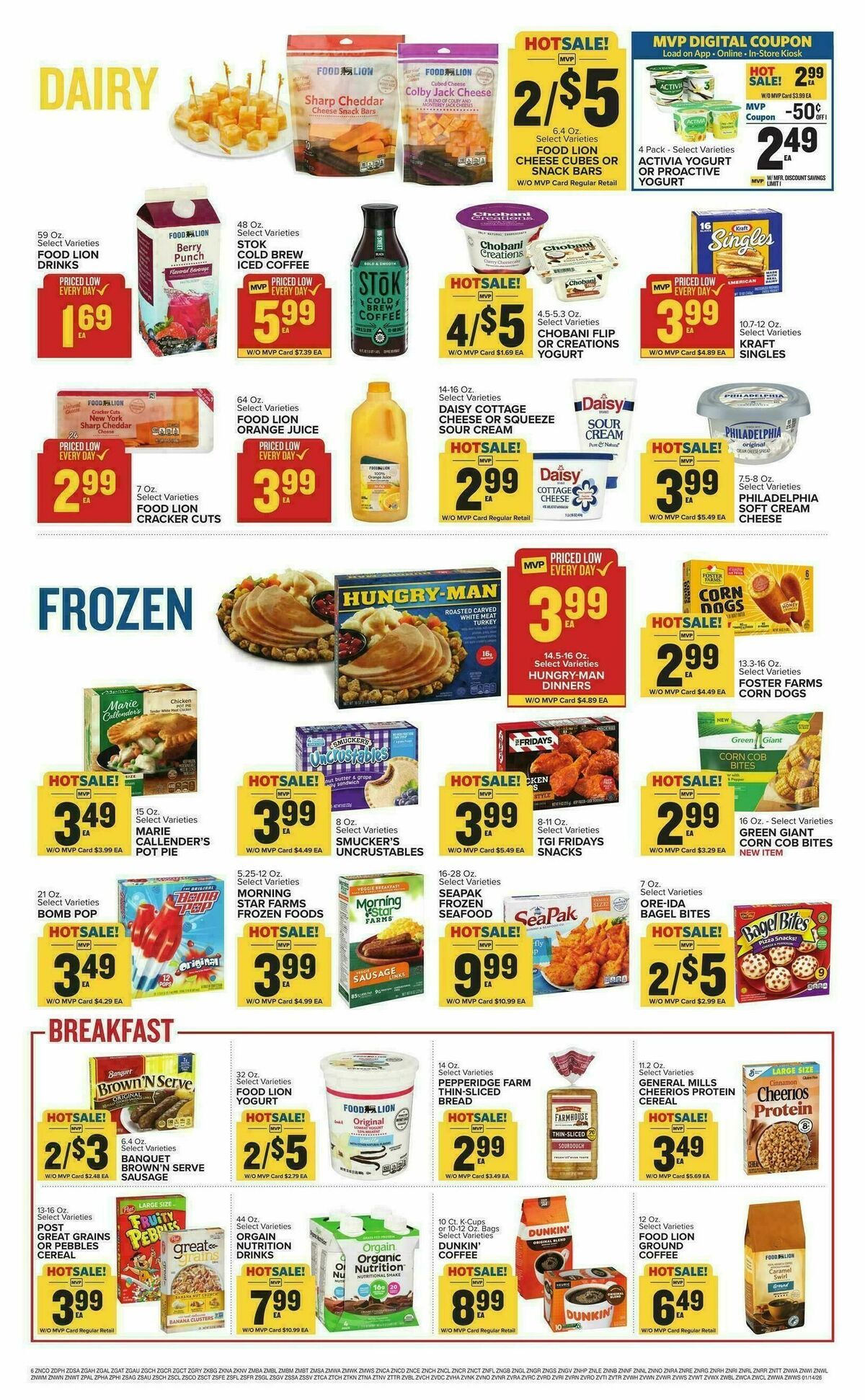 Food Lion Weekly Ad from January 14
