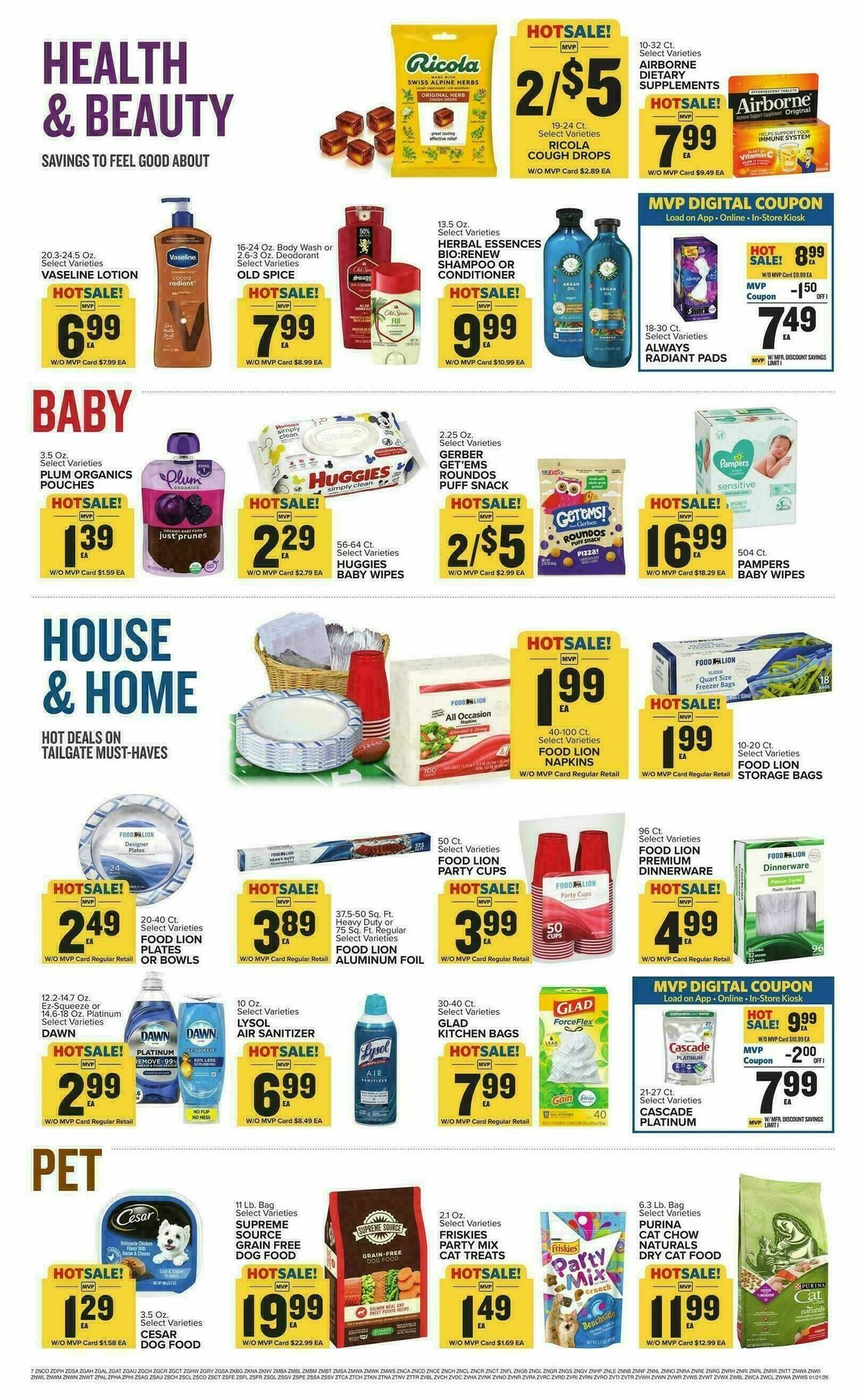 Food Lion Weekly Ad from January 21