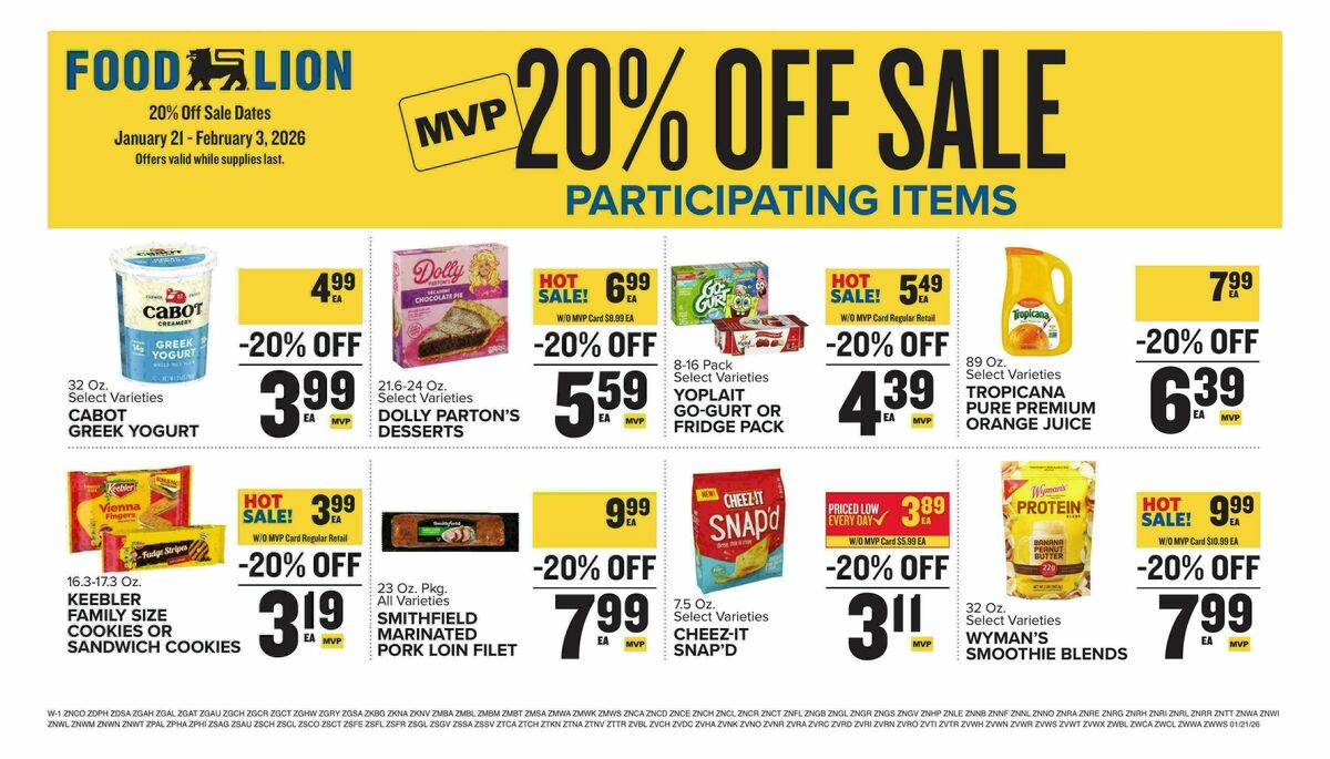 Food Lion Weekly Ad from January 21