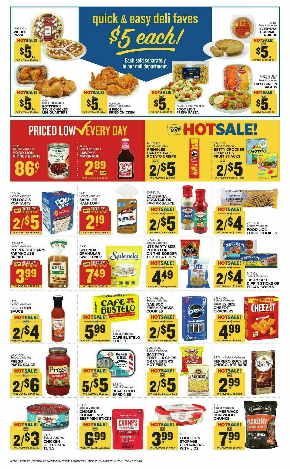 Food Lion Weekly Ad from February 18