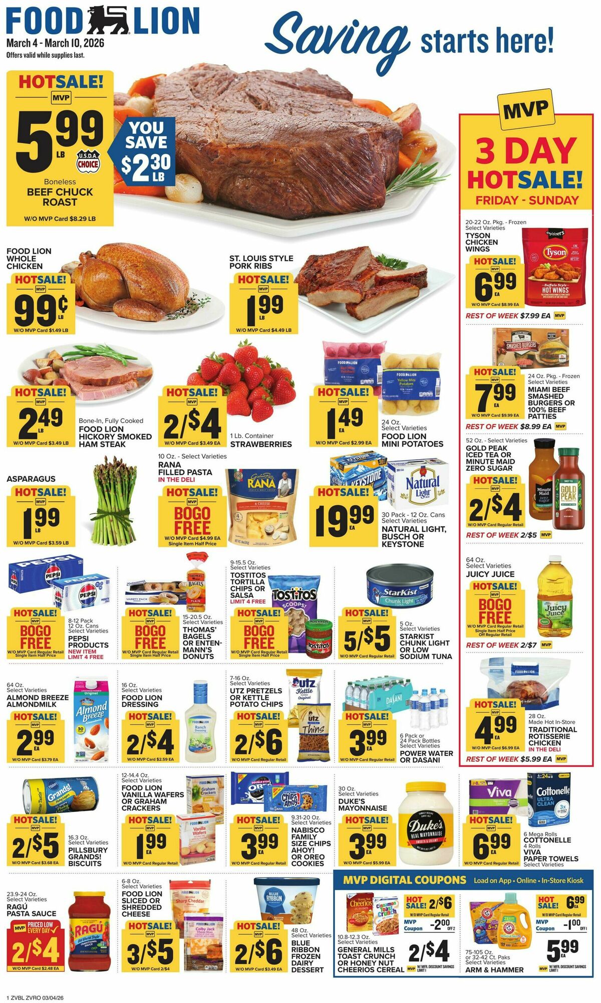 Food Lion Weekly Ad from March 4