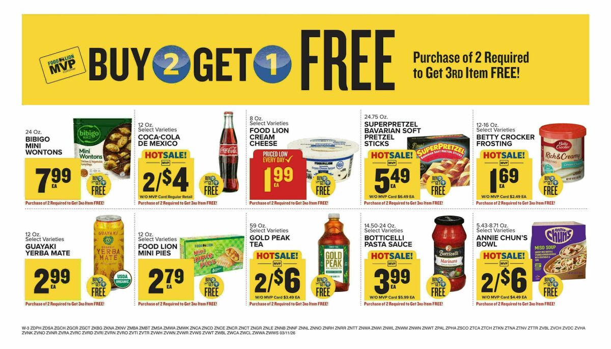 Food Lion Weekly Ad from March 11