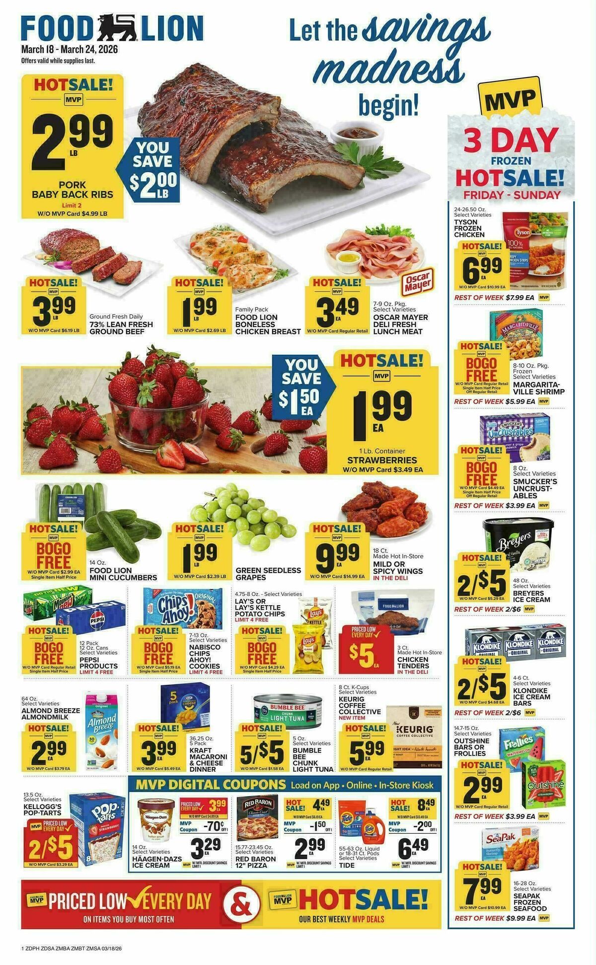 Food Lion Weekly Ad from March 18