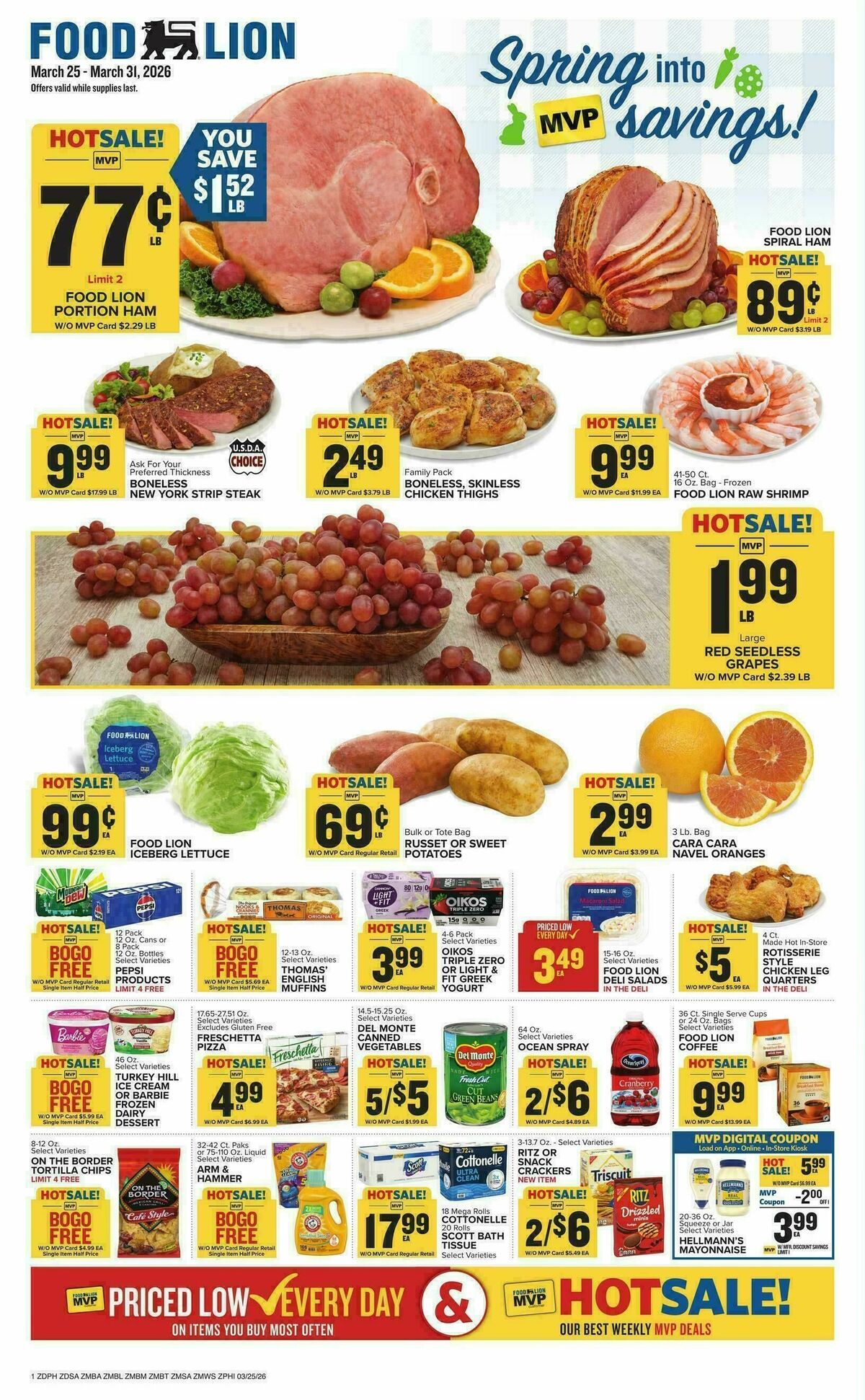 Food Lion Weekly Ad from March 25