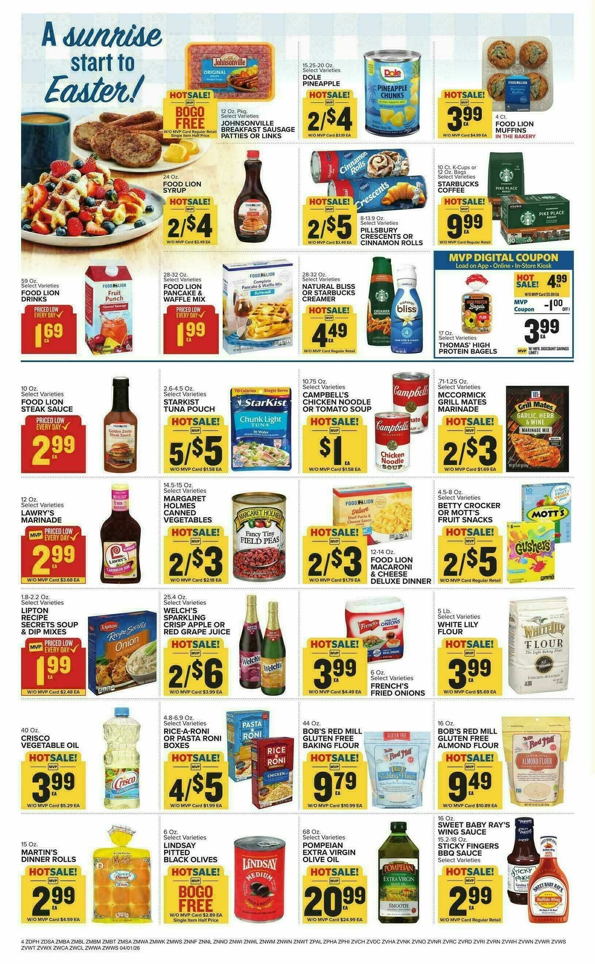 Food Lion Weekly Ad from April 1