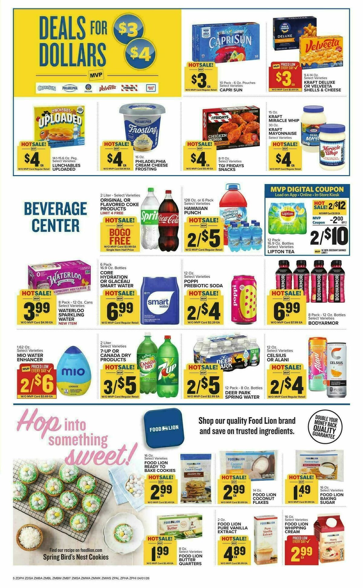 Food Lion Weekly Ad from April 1
