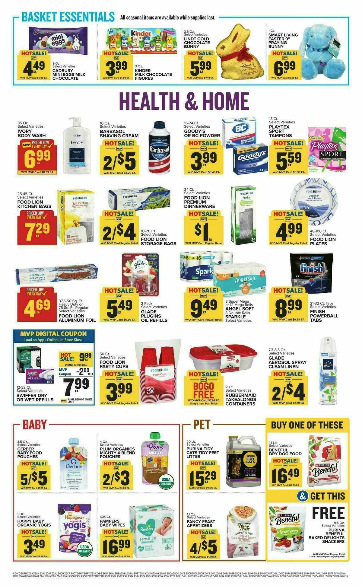Food Lion Weekly Ad from April 1