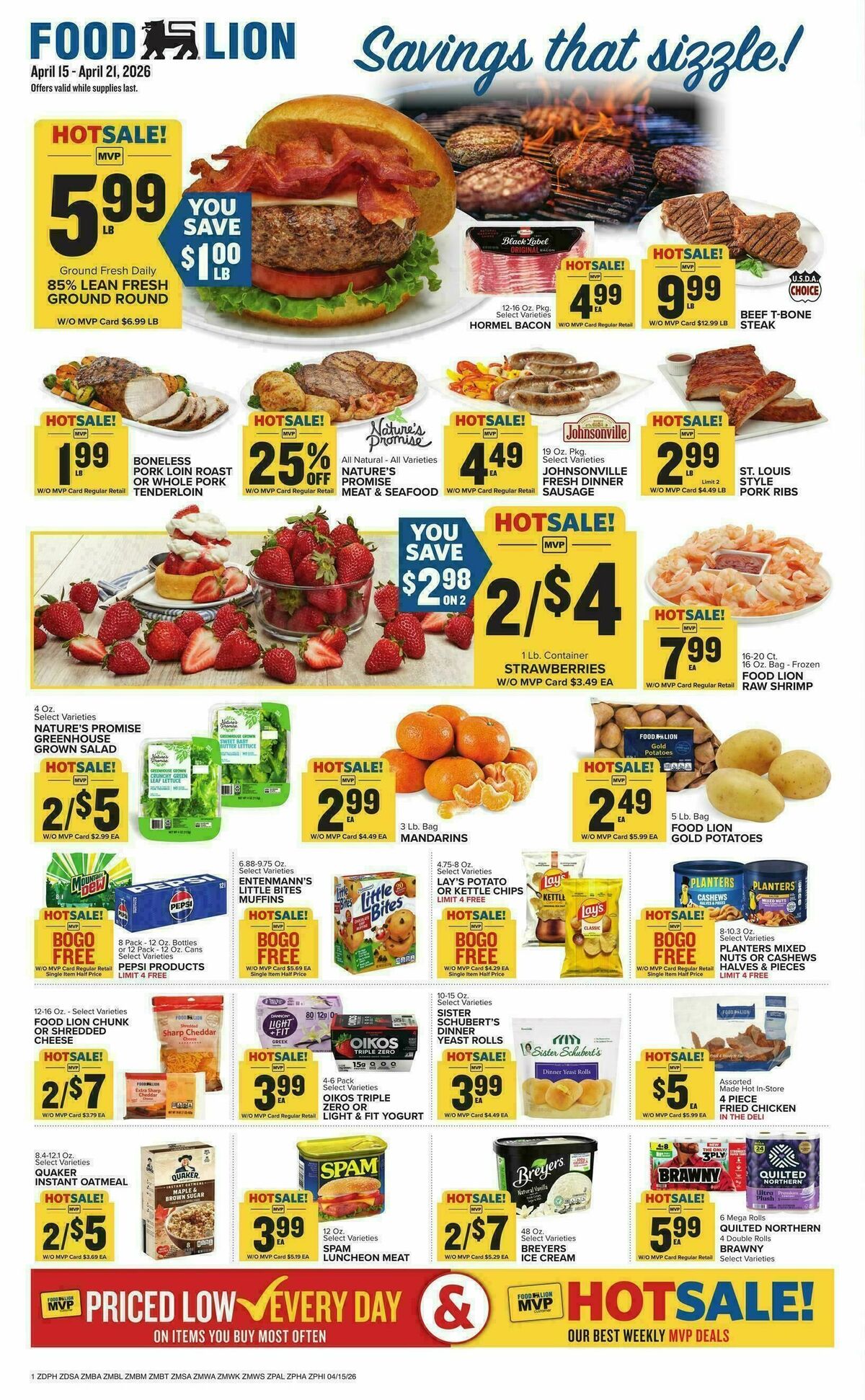 Food Lion Weekly Ad from April 15