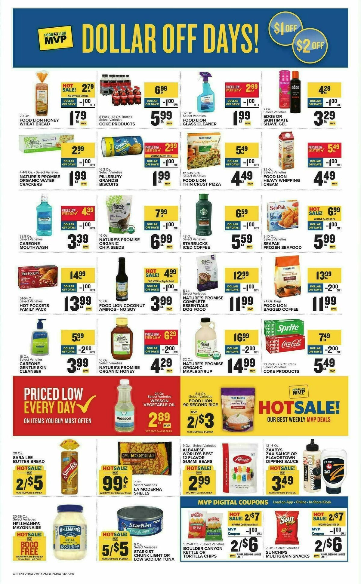 Food Lion Weekly Ad from April 15